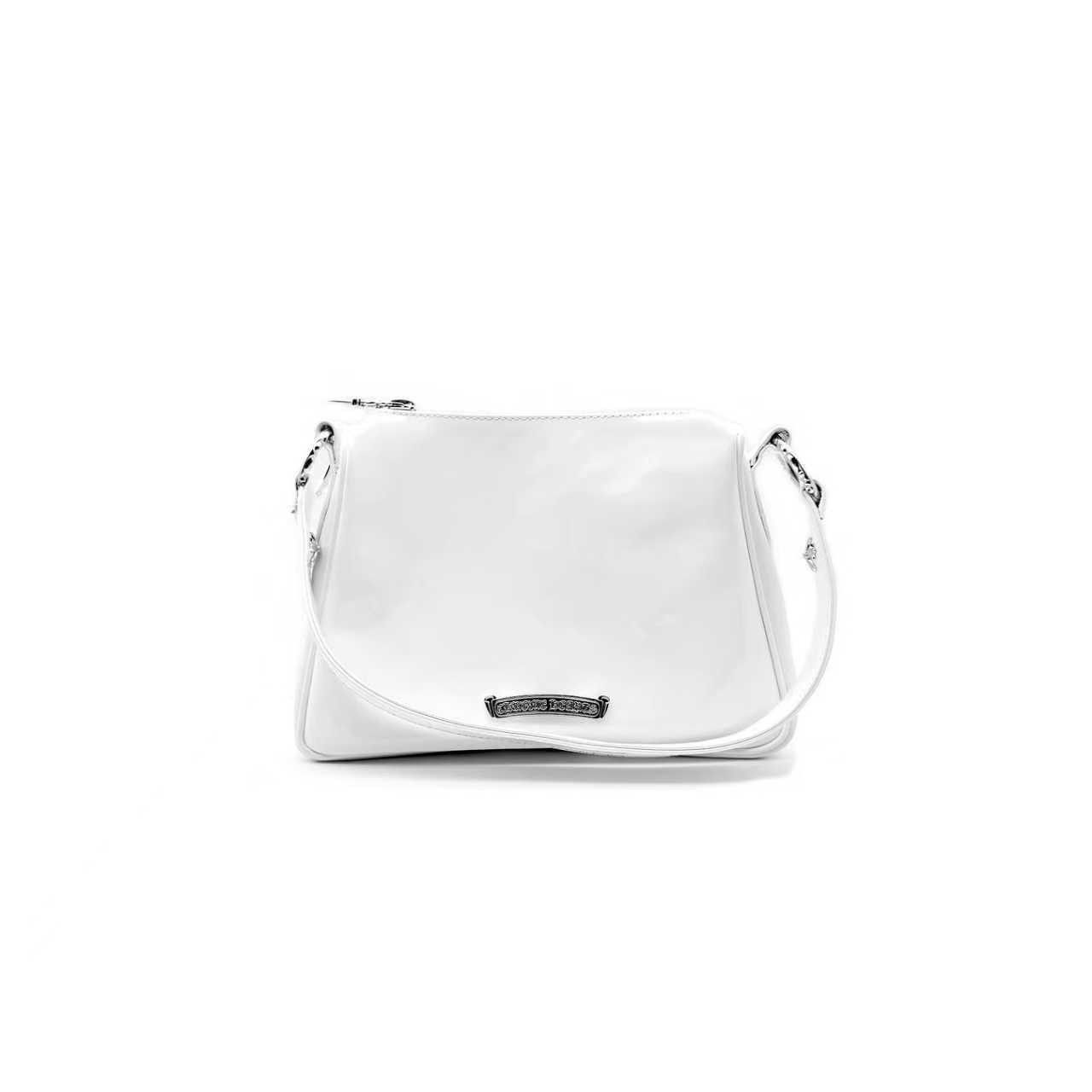Chrome Hearts Chrome Hearts Silver Dagger Leather White Chicken Nugget Bag Size ONE SIZE - 3 Thumbnail
