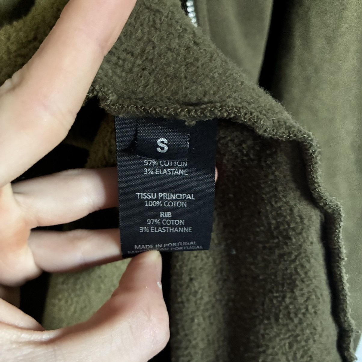 Vetements Vetements Olive Elbow Cut Bullet Zip Up Hoodie Size US S / EU 44-46 / 1 - 7 Thumbnail