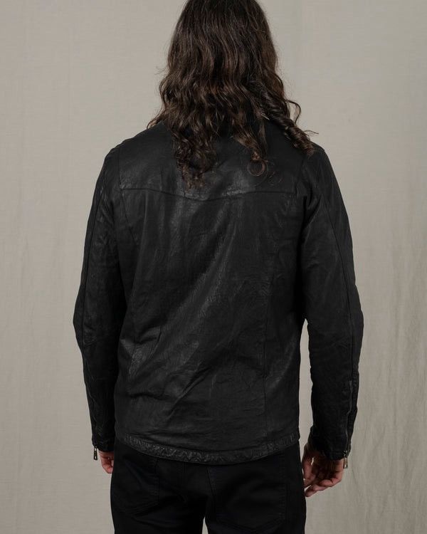Giorgio Brato Giorgio Brato Leather Jacket BlackPepper Size US L / EU 52-54 / 3 - 4 Thumbnail