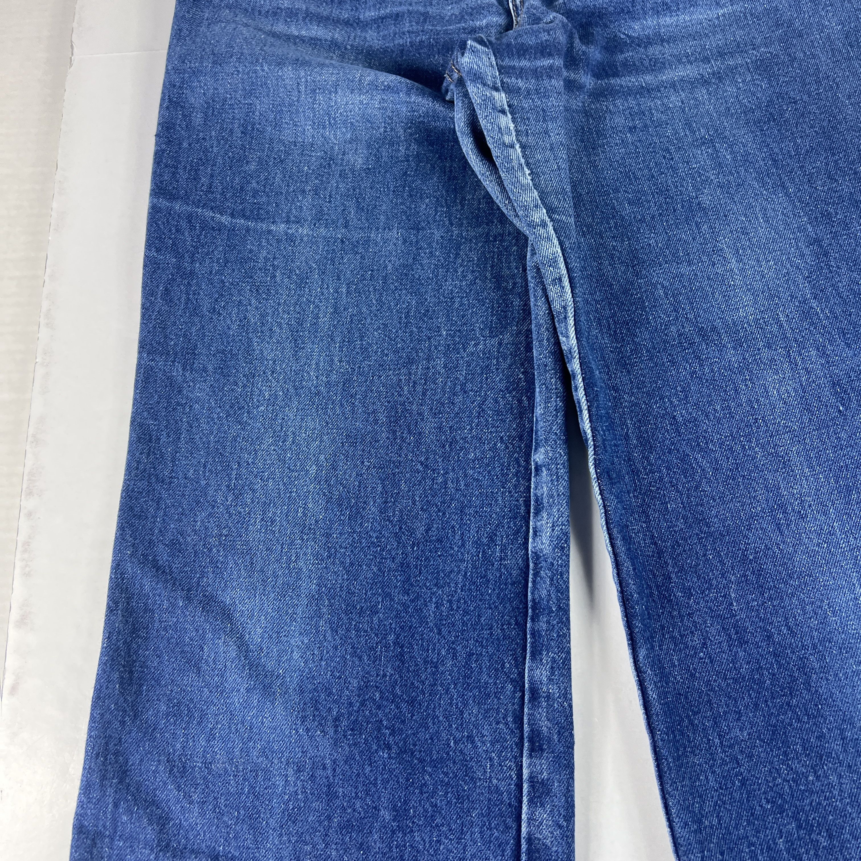 Calvin Klein VTG 80s Calvin Klein Jeans High Rise Straight Blue Denim Size 28" / US 6 / IT 42 - 8 Thumbnail