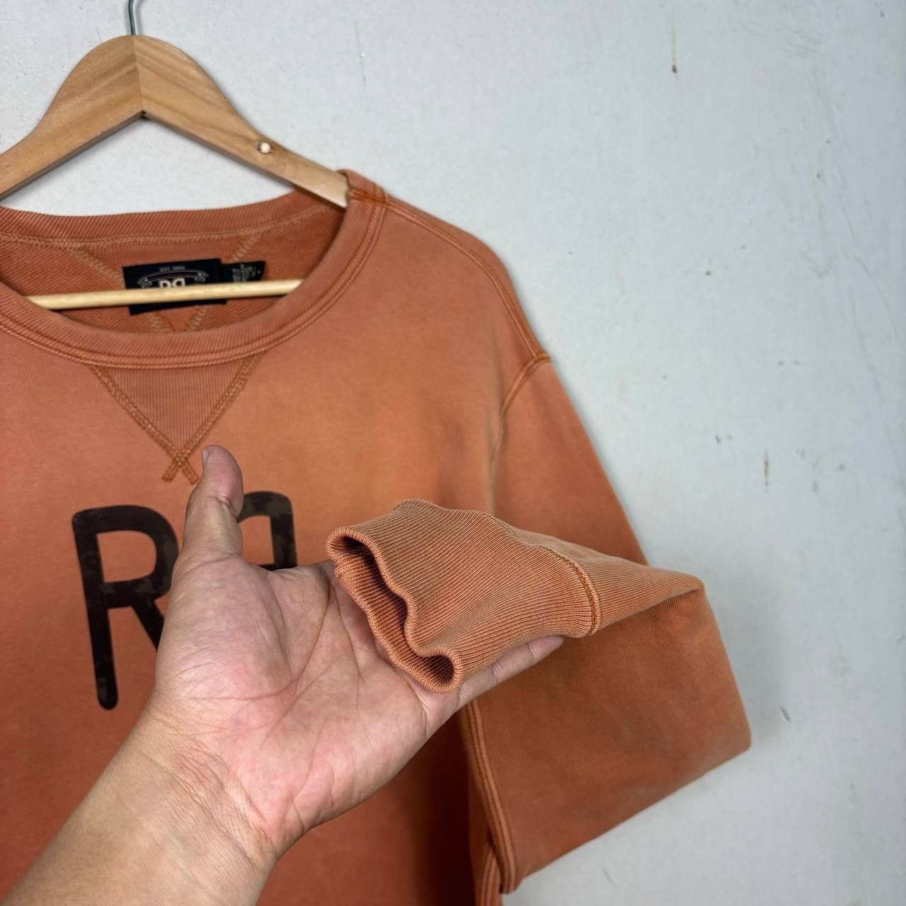 RRL Ralph Lauren ‼️FINAL DROP‼️ RRL Ralph Lauren Ranch Logo Sweatshirt Orange M Size US M / EU 48-50 / 2 - 7 Thumbnail