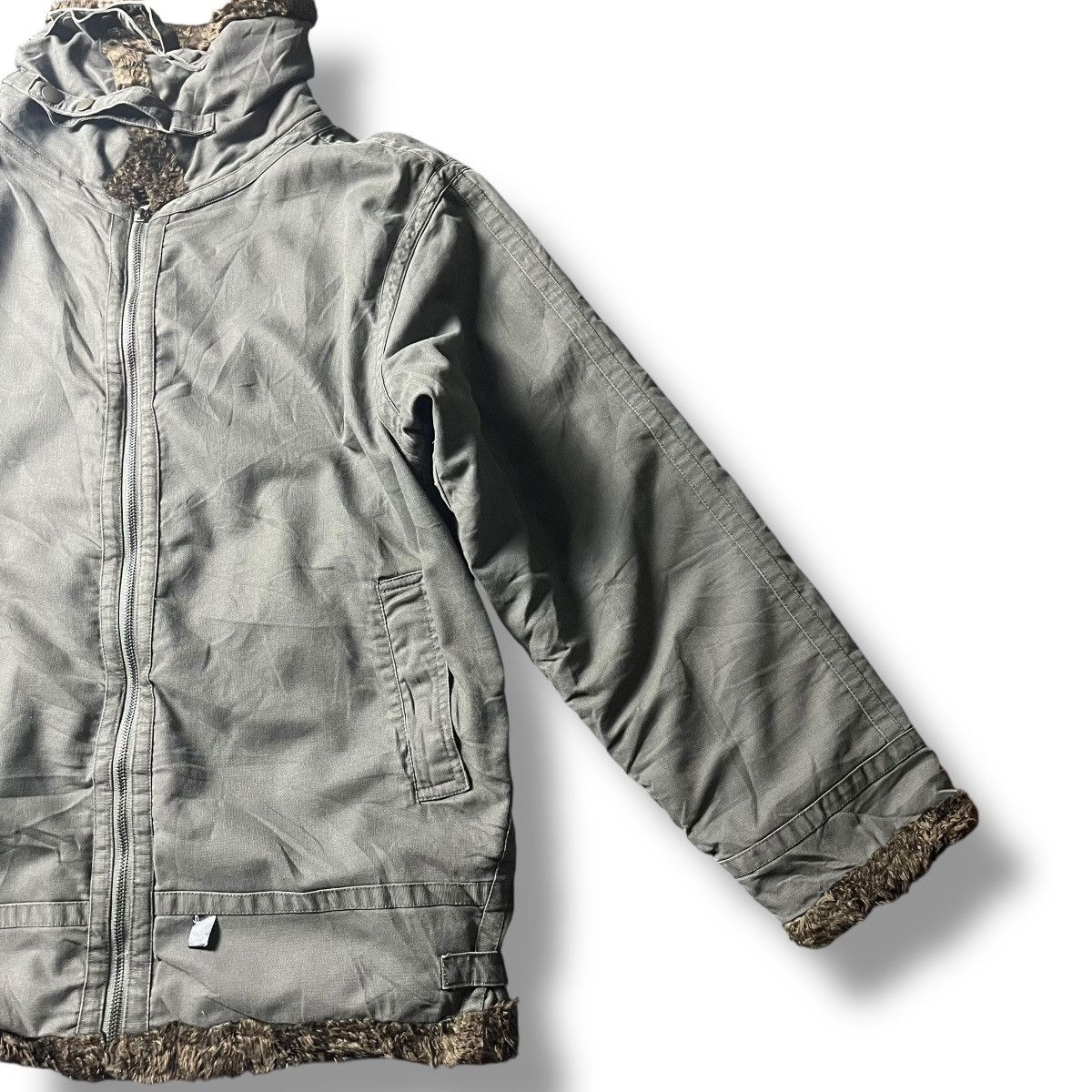 If Six Was Nine × Japanese Brand × Le Grande Bleu (L.G.B.) VINTAGE SOLJAH FUR LINED BONDAGE HEAVY JACKET Size US L / EU 52-54 / 3 - 3 Thumbnail