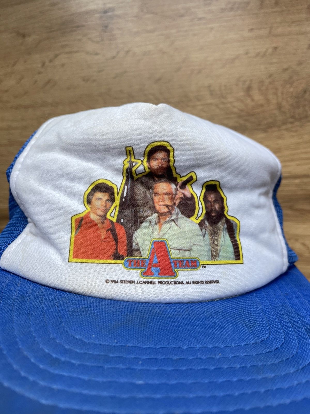 Vintage 1984 The A Team Vintage truck Cap 80’s Size ONE SIZE - 2 Thumbnail