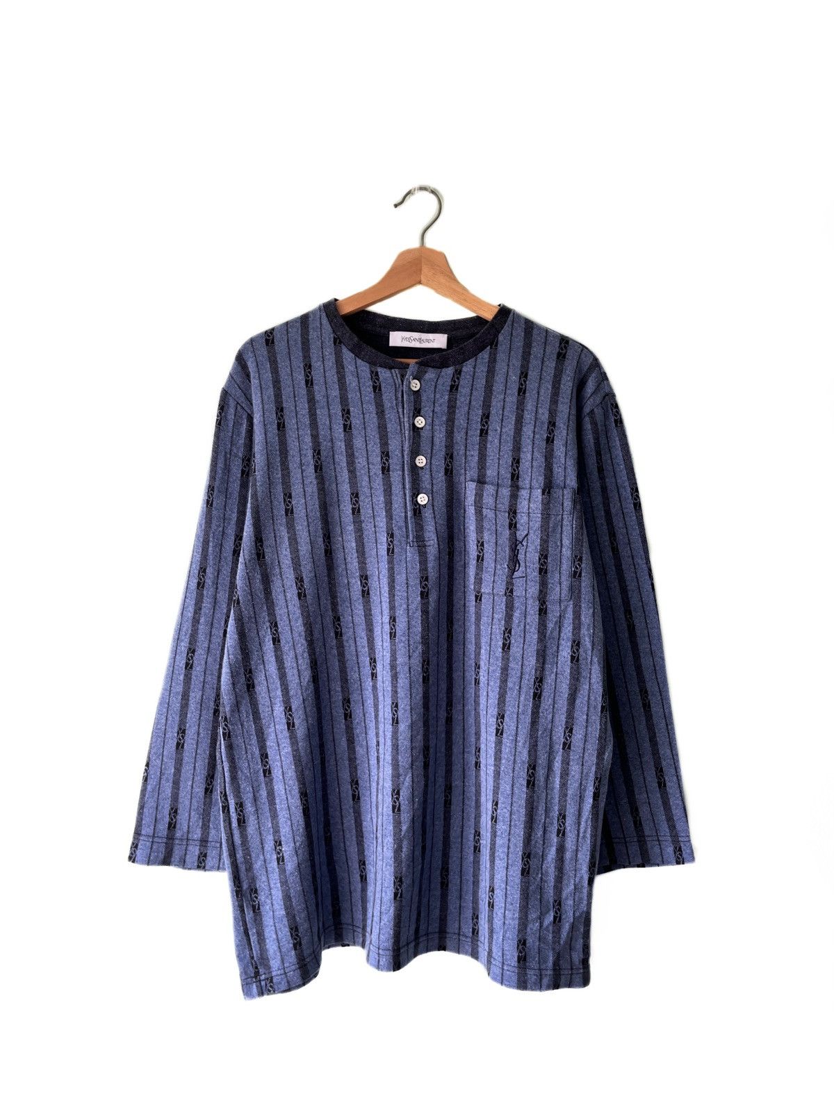 Yves Saint Laurent Yves Saint Laurent Monogram Button Size US L / EU 52-54 / 3 - 1 Thumbnail