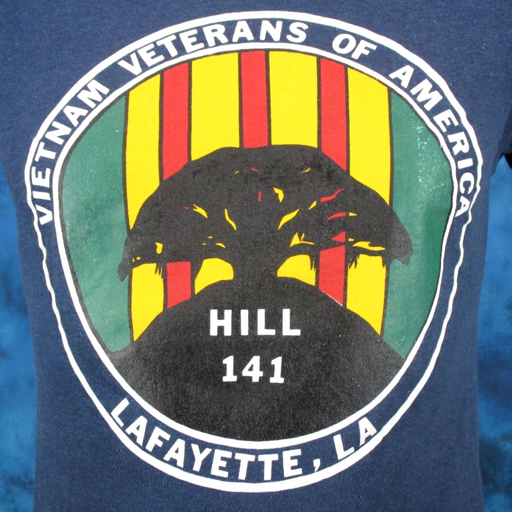 Vintage VINTAGE VIETNAM VETERANS OF AMERICA LOUISIANA T-Shirt 80s XXS hill 141 single stitch Men Size US XS / EU 42 / 0 - 5 Thumbnail