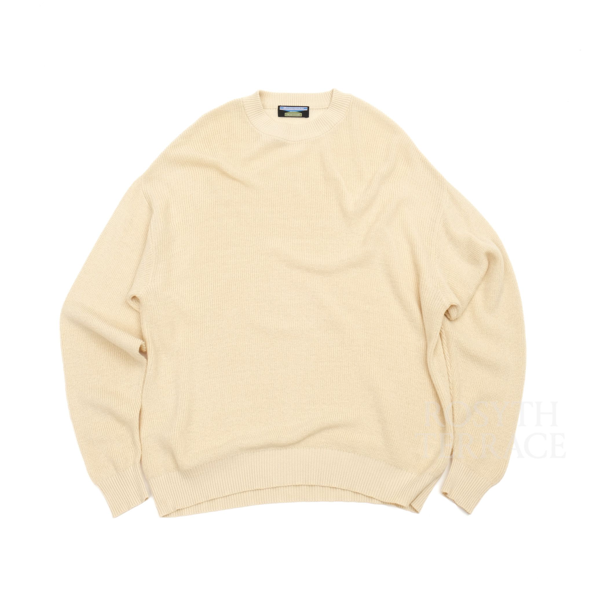 Japanese Brand 【FREAK'S STORE for LAWSON / 'FREAK' KNIT (BEIGE) L-XL】 Size US L / EU 52-54 / 3 - 1 Thumbnail