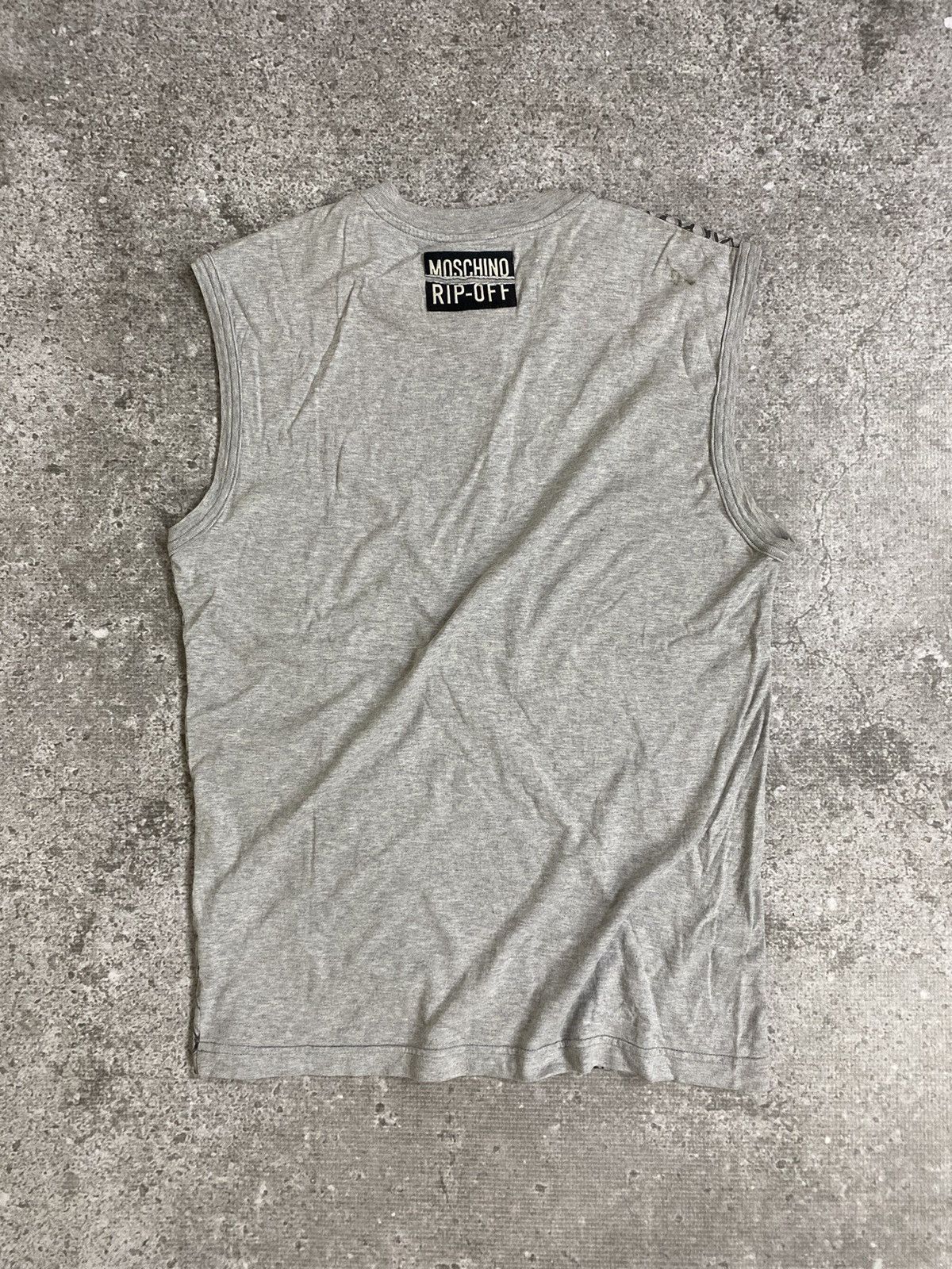 Moschino Moschino Rip Off Snake Skin Tanktop Size US L / EU 52-54 / 3 - 2 Thumbnail