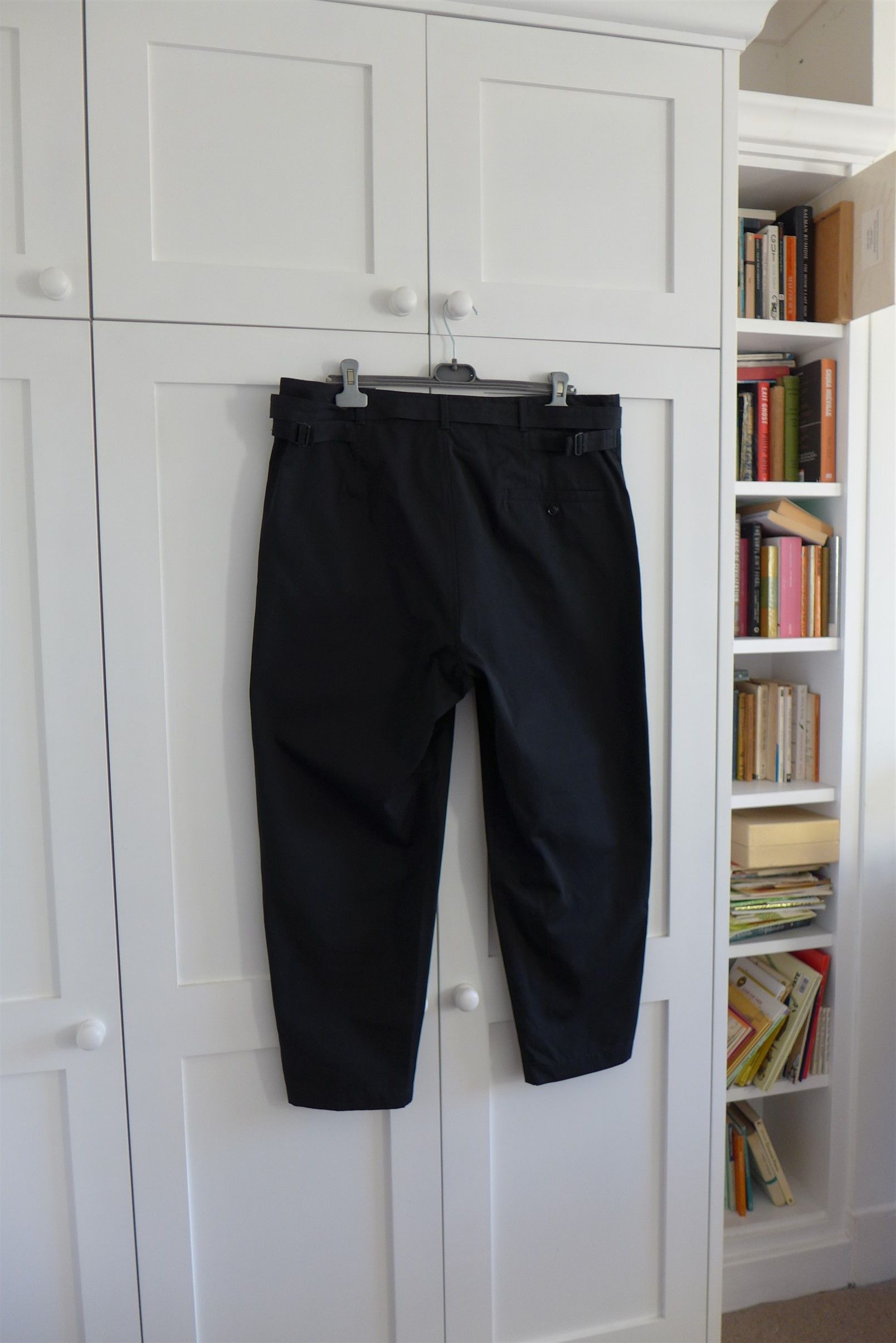 Lemaire Lemaire Belted Carrot Pants Trousers - Black Cotton Size US 32 / EU 48 - 12 Thumbnail