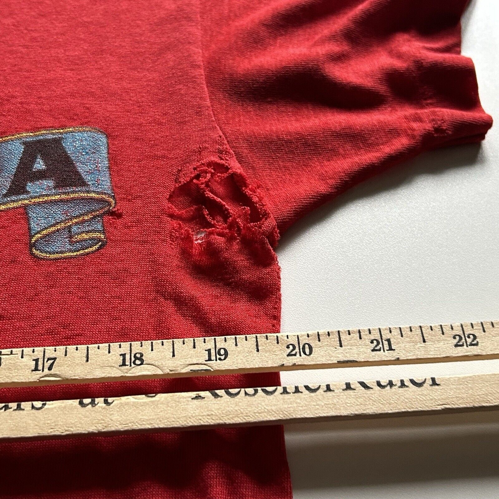 Harley Davidson Vintage 80s Harley Davidson Eagle Art T Shirt Large Red Rare Size US L / EU 52-54 / 3 - 9 Thumbnail