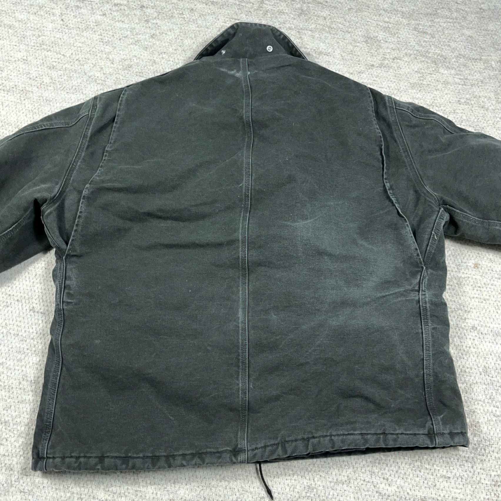 Carhartt VINTAGE Carhartt Jacket 2XL Men Moss Green Duck Canvas C26 MOS VTG Workwear Insulated Outdoor 90s Mens Size US XXL / EU 58 / 5 - 4 Thumbnail