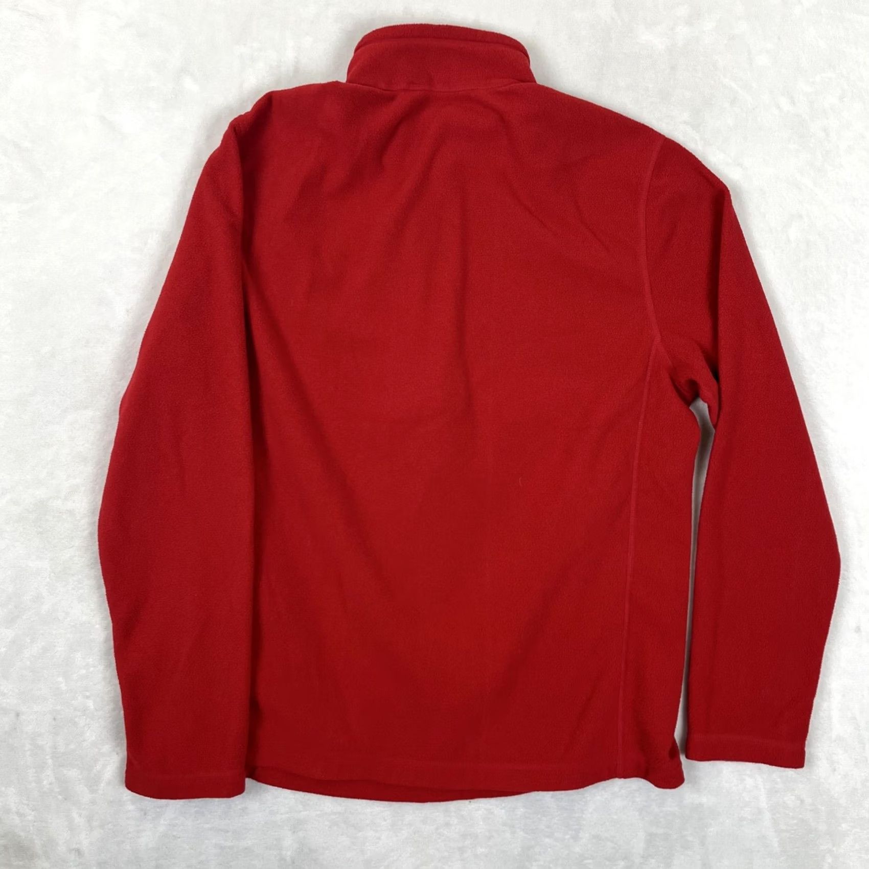 The North Face The North Face Fleece Pullover Mens M Red 1/4 Zip Hiking Sweatshirt Winter Size US M / EU 48-50 / 2 - 6 Thumbnail