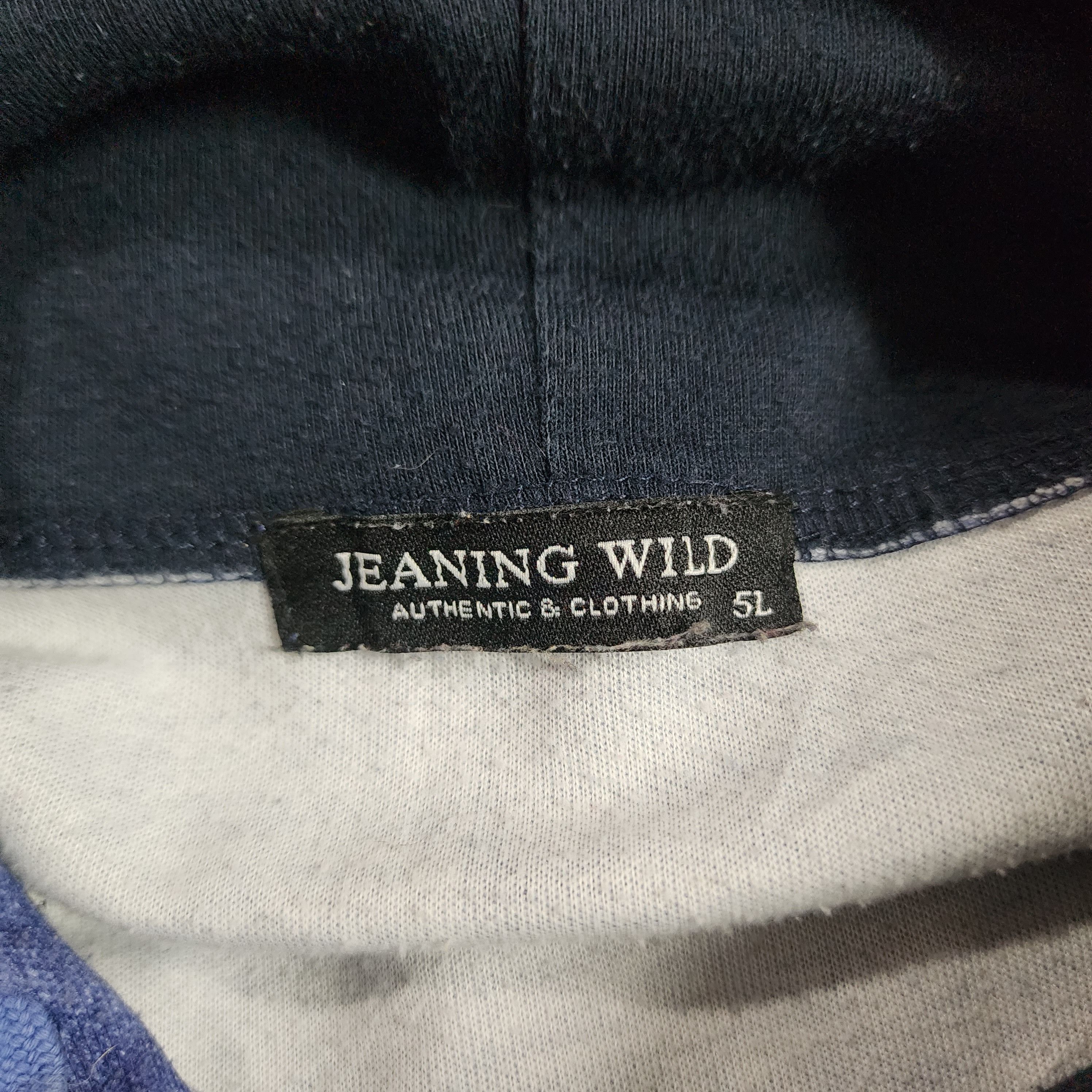 Japanese Brand Jeaning Wild Stamford Denim Hoodie Sweatshirt Size US XXL / EU 58 / 5 - 5 Thumbnail