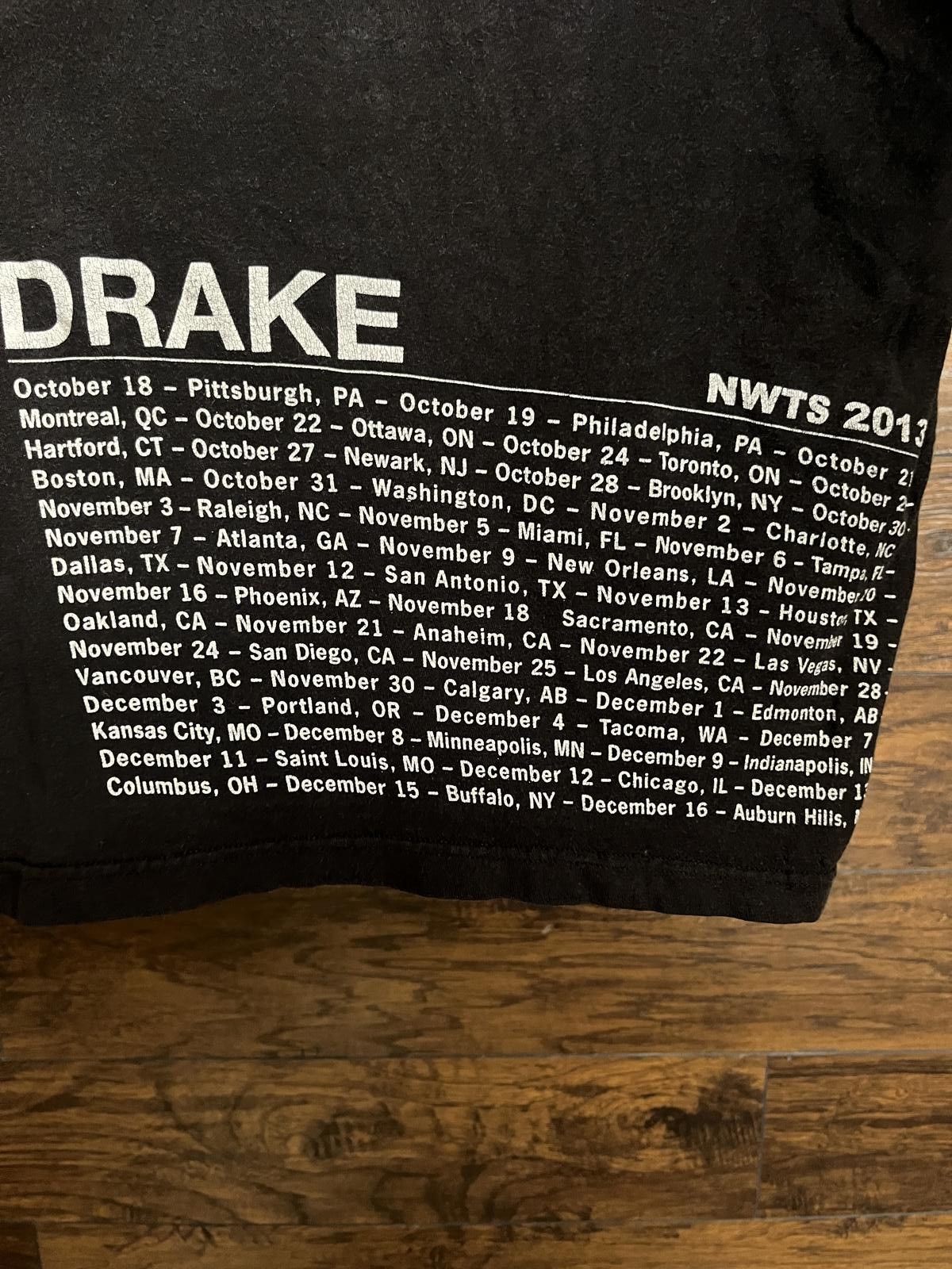 Drake Faded Drake Tour T-shirt Nothing Was the Same 2013 Tour Tee Size US M / EU 48-50 / 2 - 4 Thumbnail