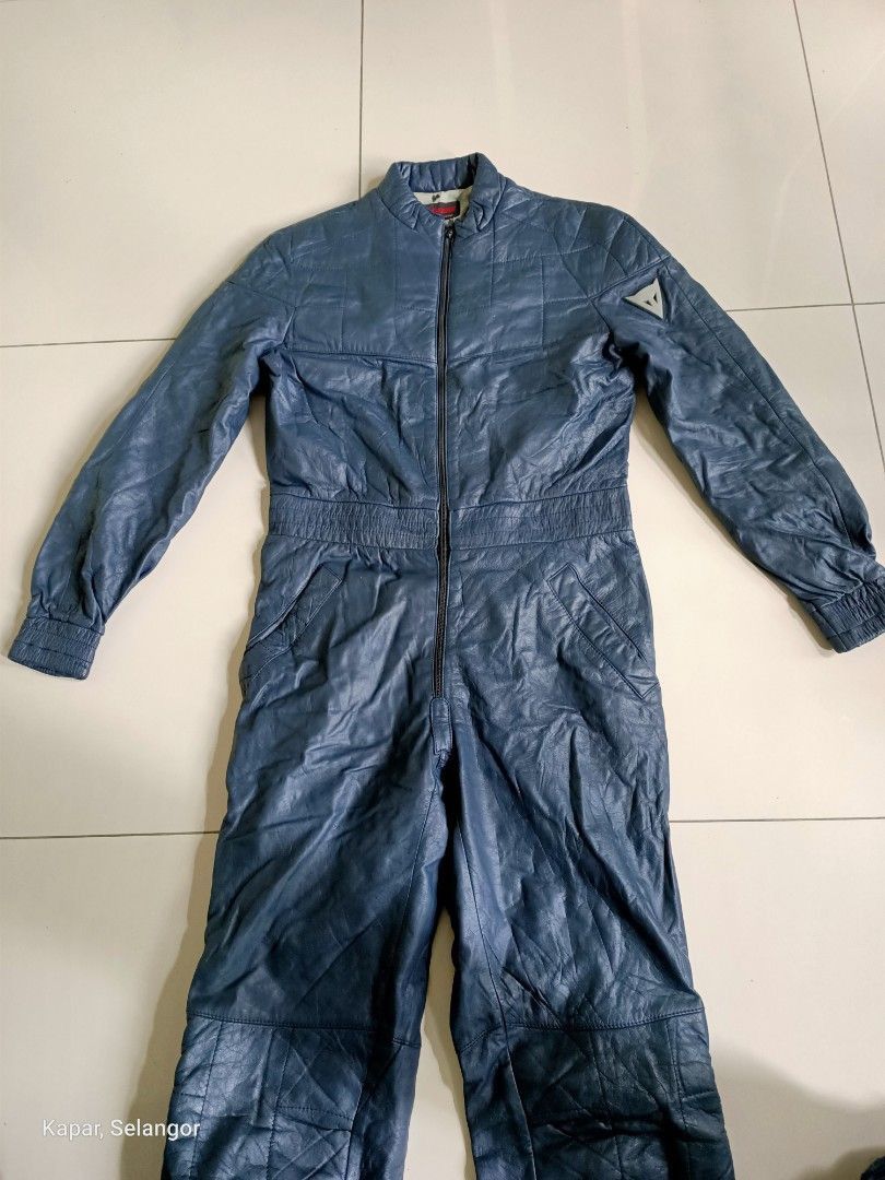 Dainese Vintage dainese leather jumpsuit motorcycle cafe racer Size US 32 / EU 48 - 3 Thumbnail