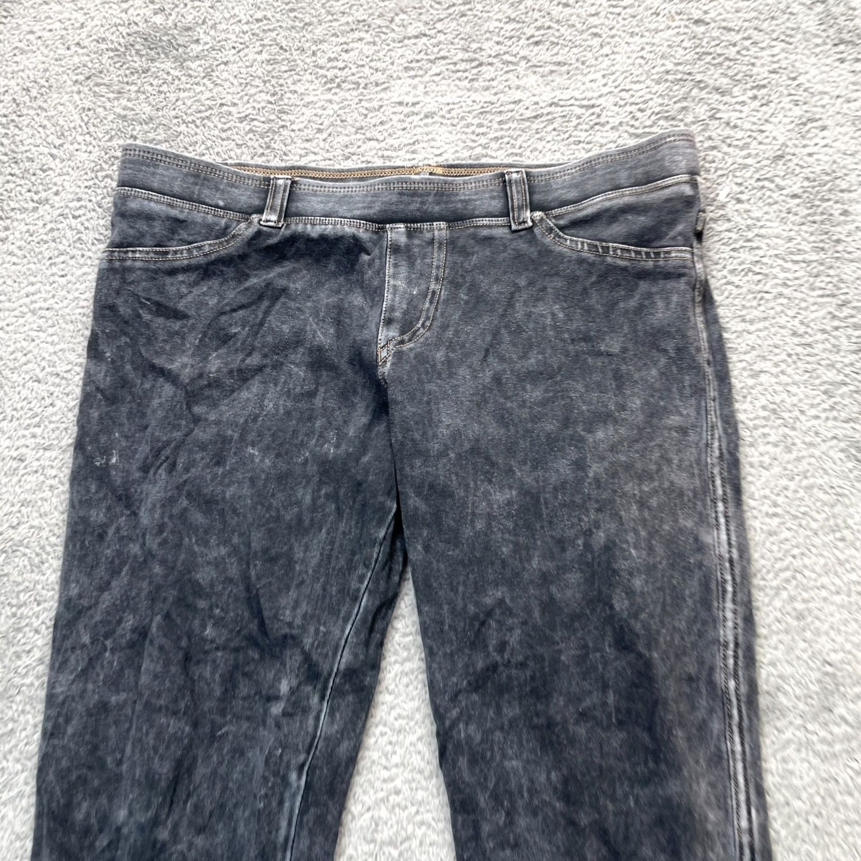 Hard Tail Hard Tail Forever Jeans Womens Medium Gray Skinny Leg Denim Cotton Size 32" / US 10 / IT 46 - 5 Thumbnail