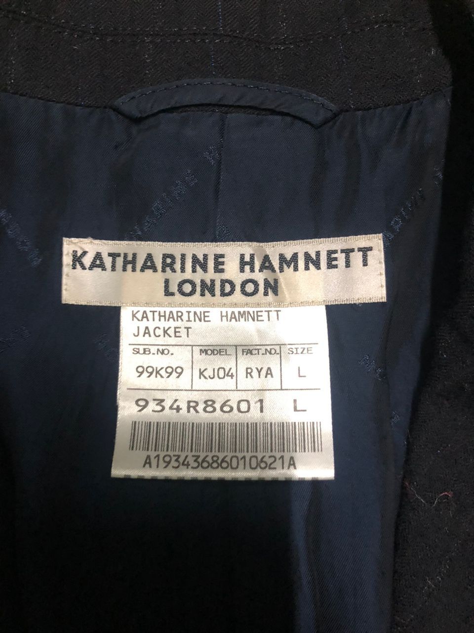 Katharine Hamnett London Vintage Katharine Hammett London Wool Blazer Jacket Size US M / EU 48-50 / 2 - 10 Thumbnail