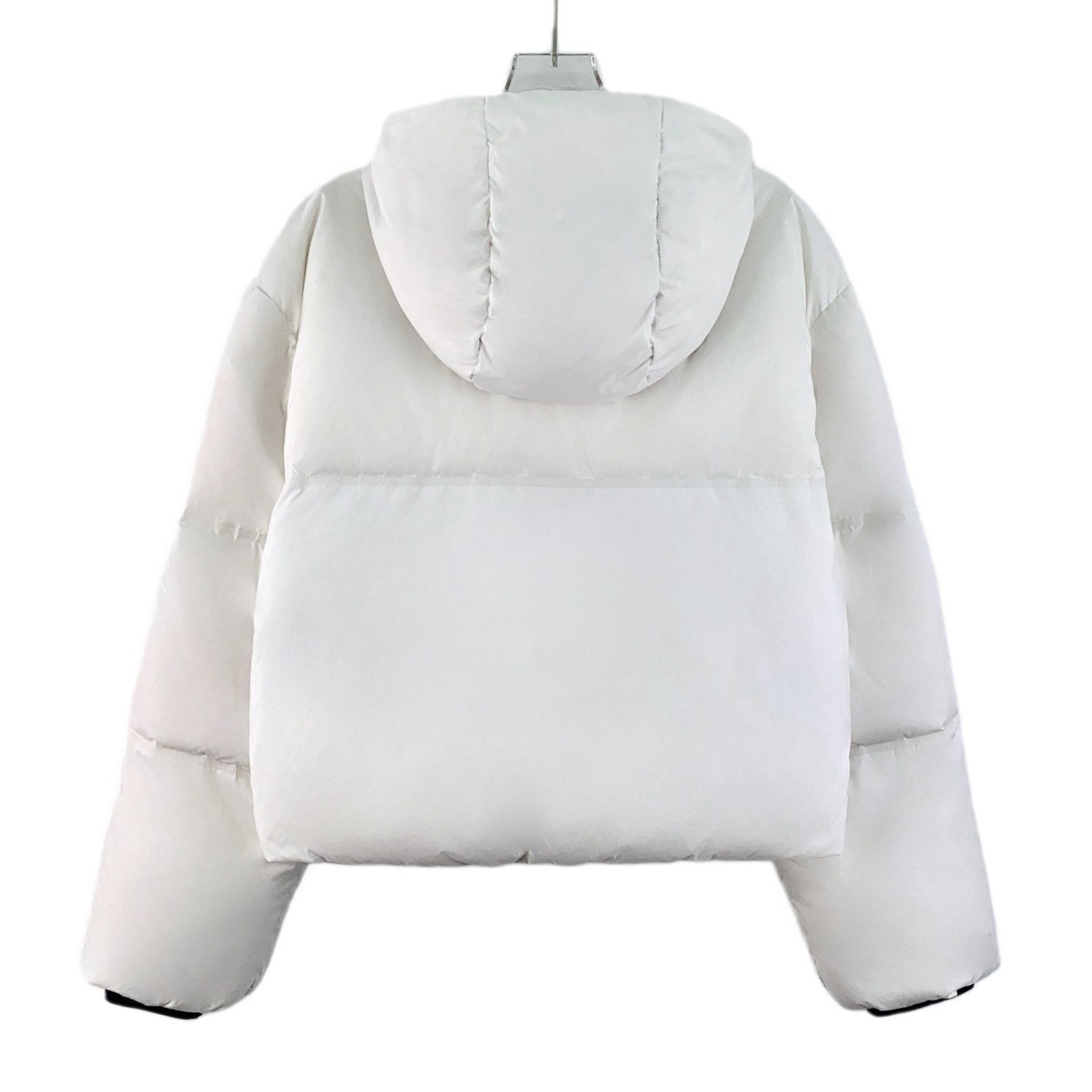 Prada White Hooded Down Jacket (Size M)