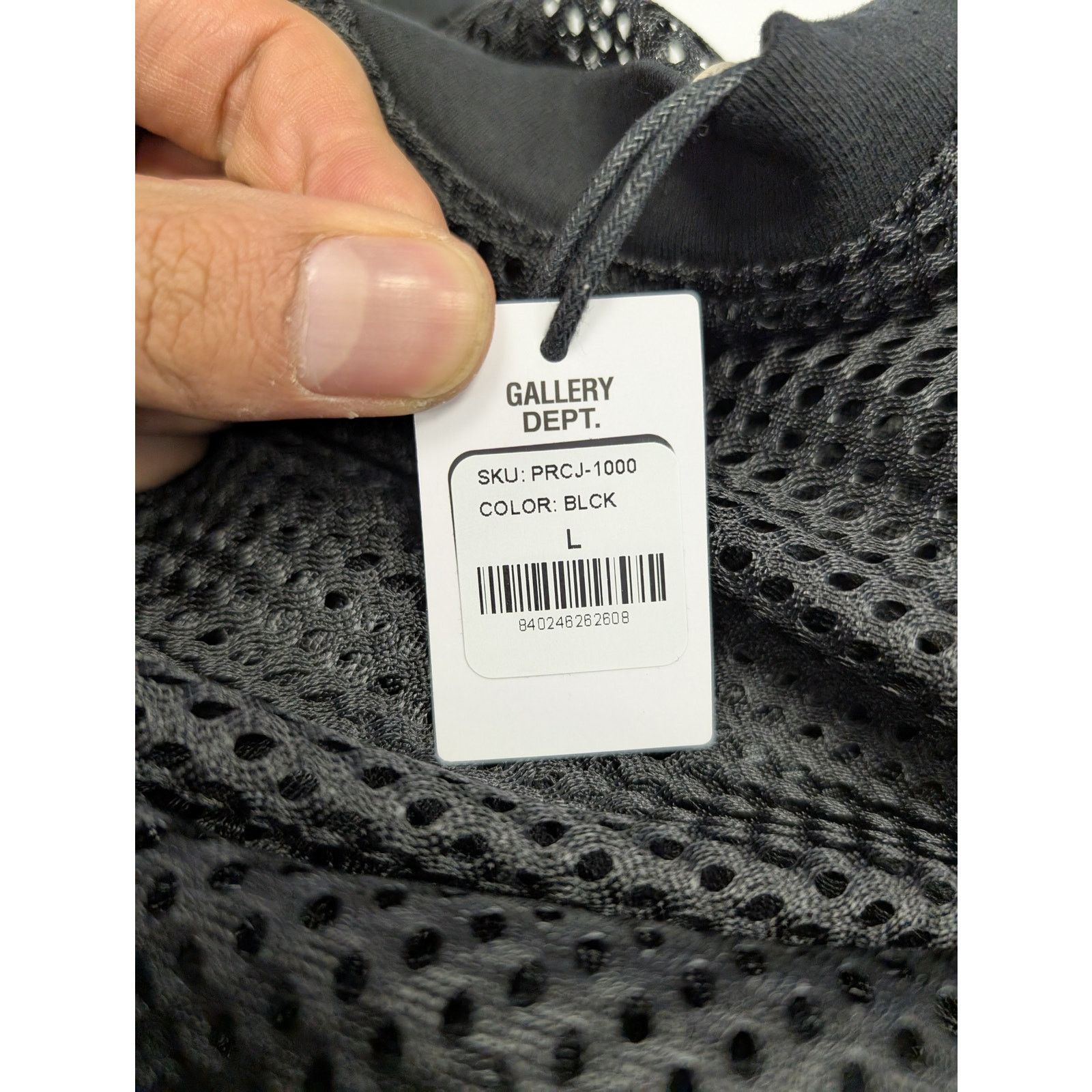 Gallery Dept. o1rshd1 Property of Gallery Dept Mesh Shirt in Black Size US L / EU 52-54 / 3 - 16 Thumbnail