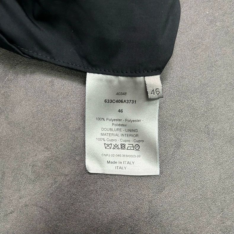 Dior Dior Black Zipup Jacket Men's Outerwear-2506 Size US M / EU 48-50 / 2 - 5 Thumbnail