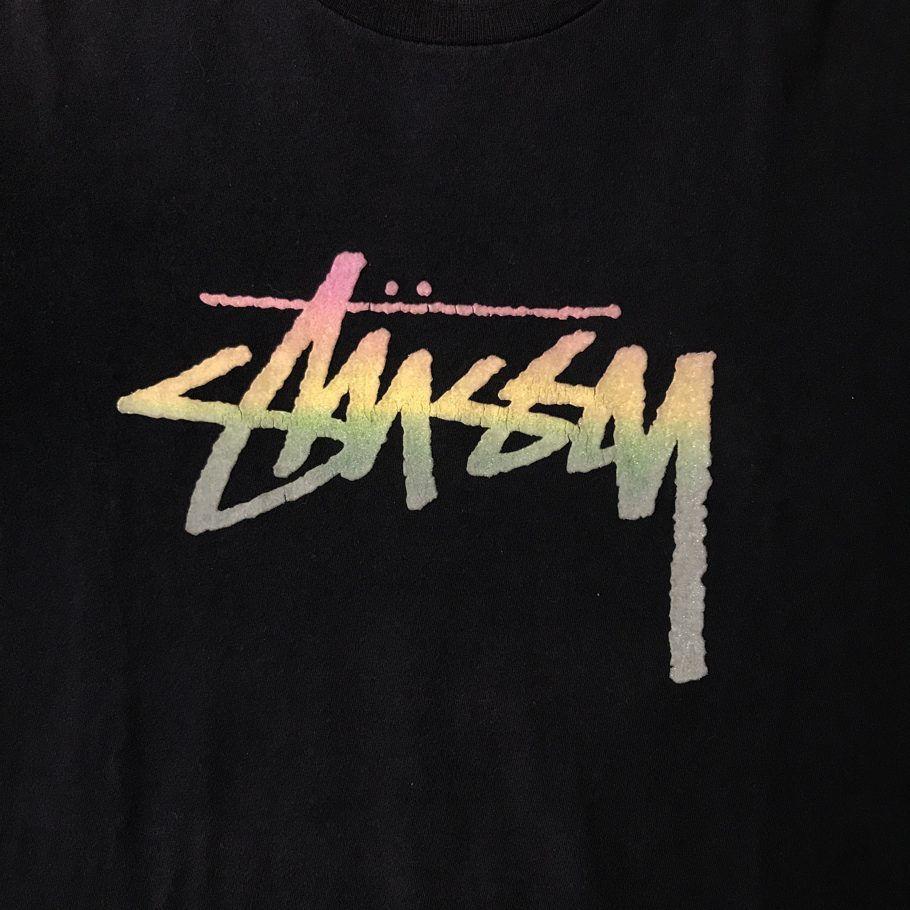 Other Stussy Pink Yellow Green Textured Logo Size US L / EU 52-54 / 3 - 2 Thumbnail