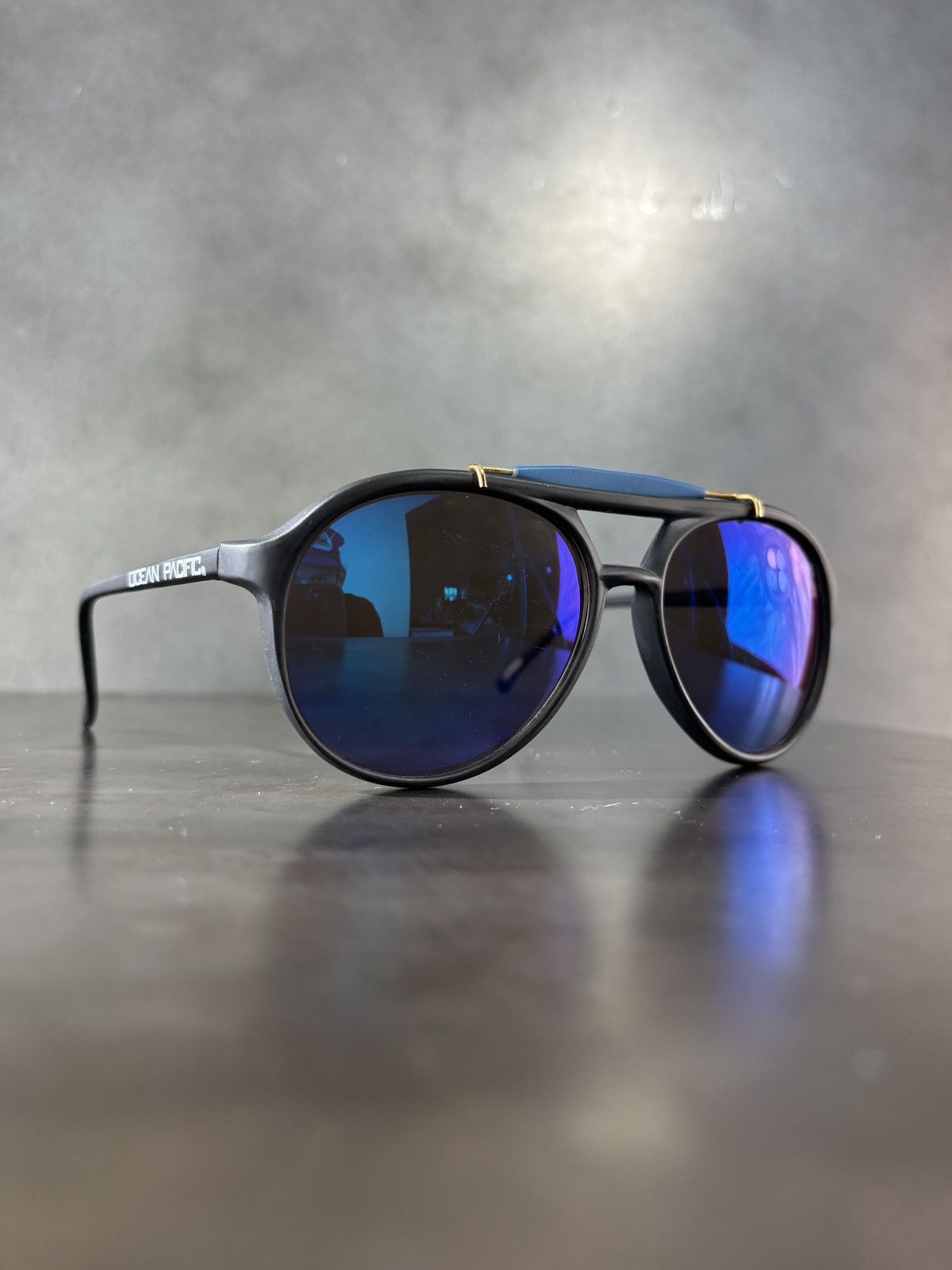 Ocean Pacific × Vintage 1990s Ocean Pacific Sunglasses Vintage Aviators Shooters 90s Size ONE SIZE - 5 Thumbnail