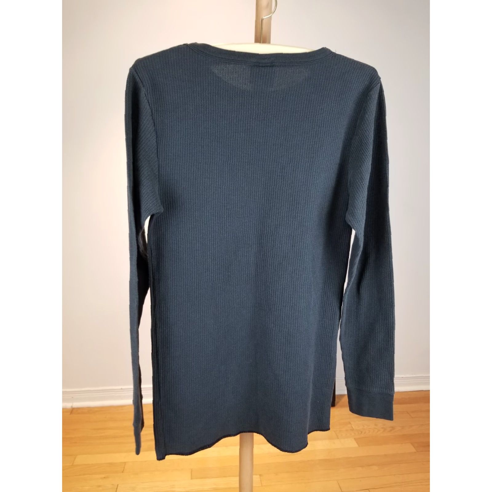 Vintage VINTAGE BOB MARLEY RAGGAE SHIRT T-Shirt LONG SLEEVE THERMAL Lined HOODED XLARGE BLACK Mens XL 18 18 27 29 INCH Size US XL / EU 56 / 4 - 5 Thumbnail