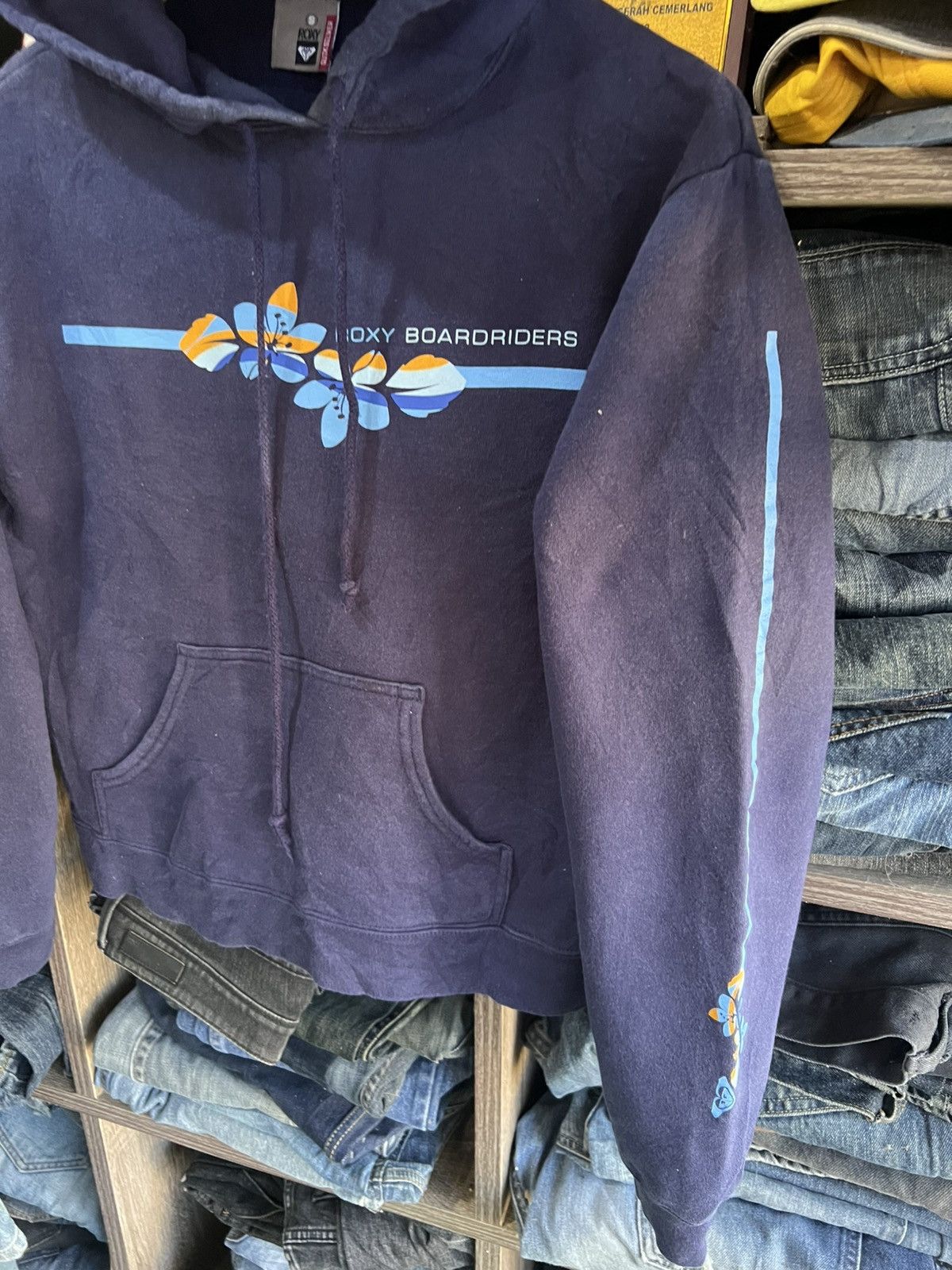 Quiksilver 🔥Roxy Boardriders Pullover Cropped Hoodie Size US S / EU 44-46 / 1 - 6 Thumbnail