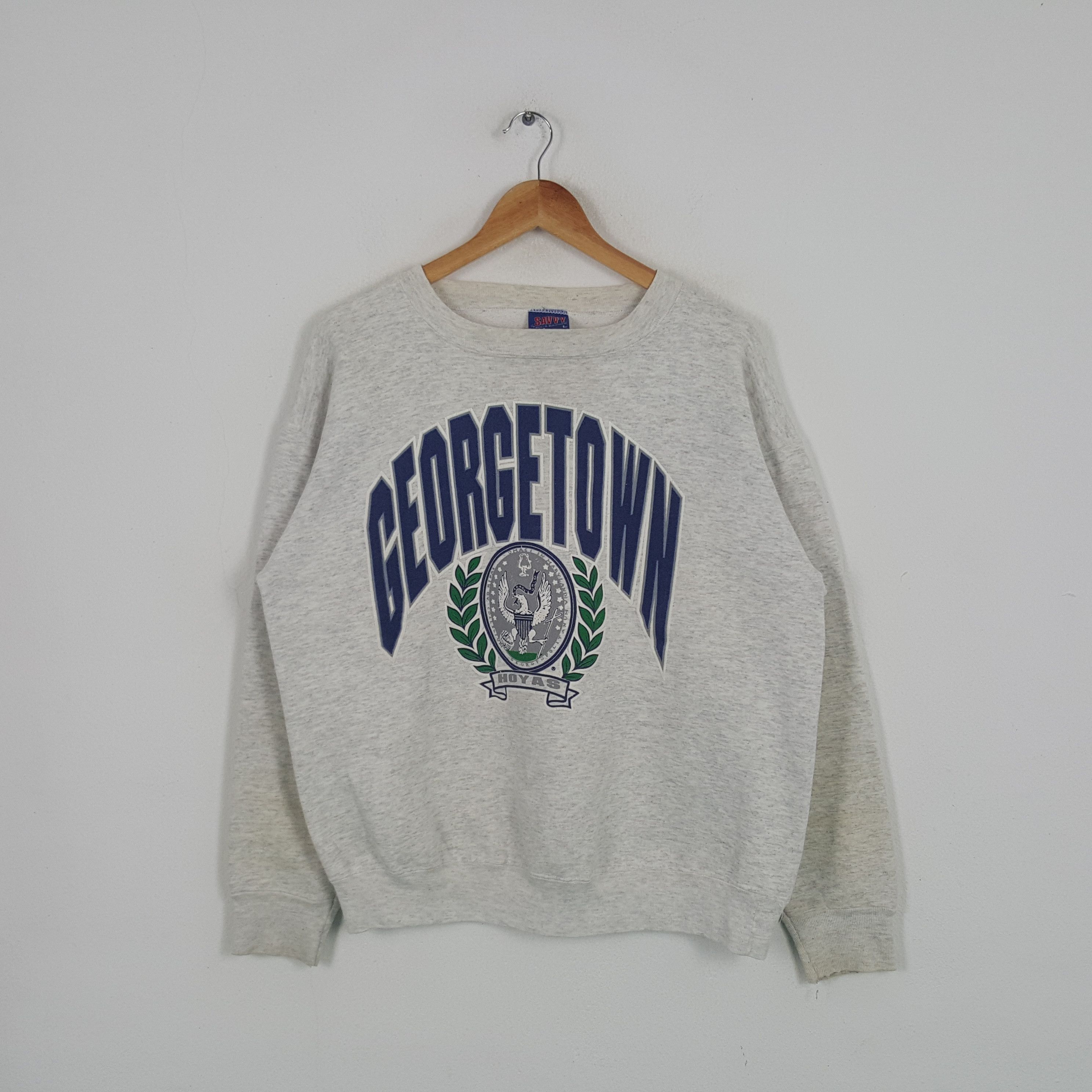 Vintage Georgetown Hoyas American Basketball NBA Sweatshirt