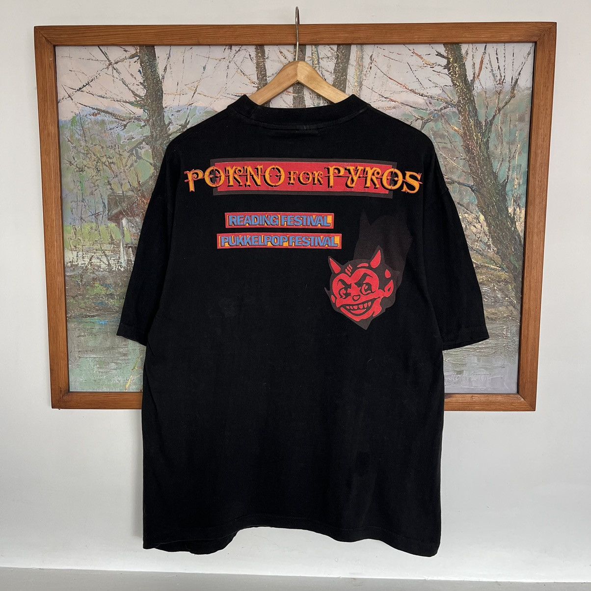 Band Tees VERY RARE Porno for Pyros 1993 Reading festival Size US XL / EU 56 / 4 - 2 Thumbnail