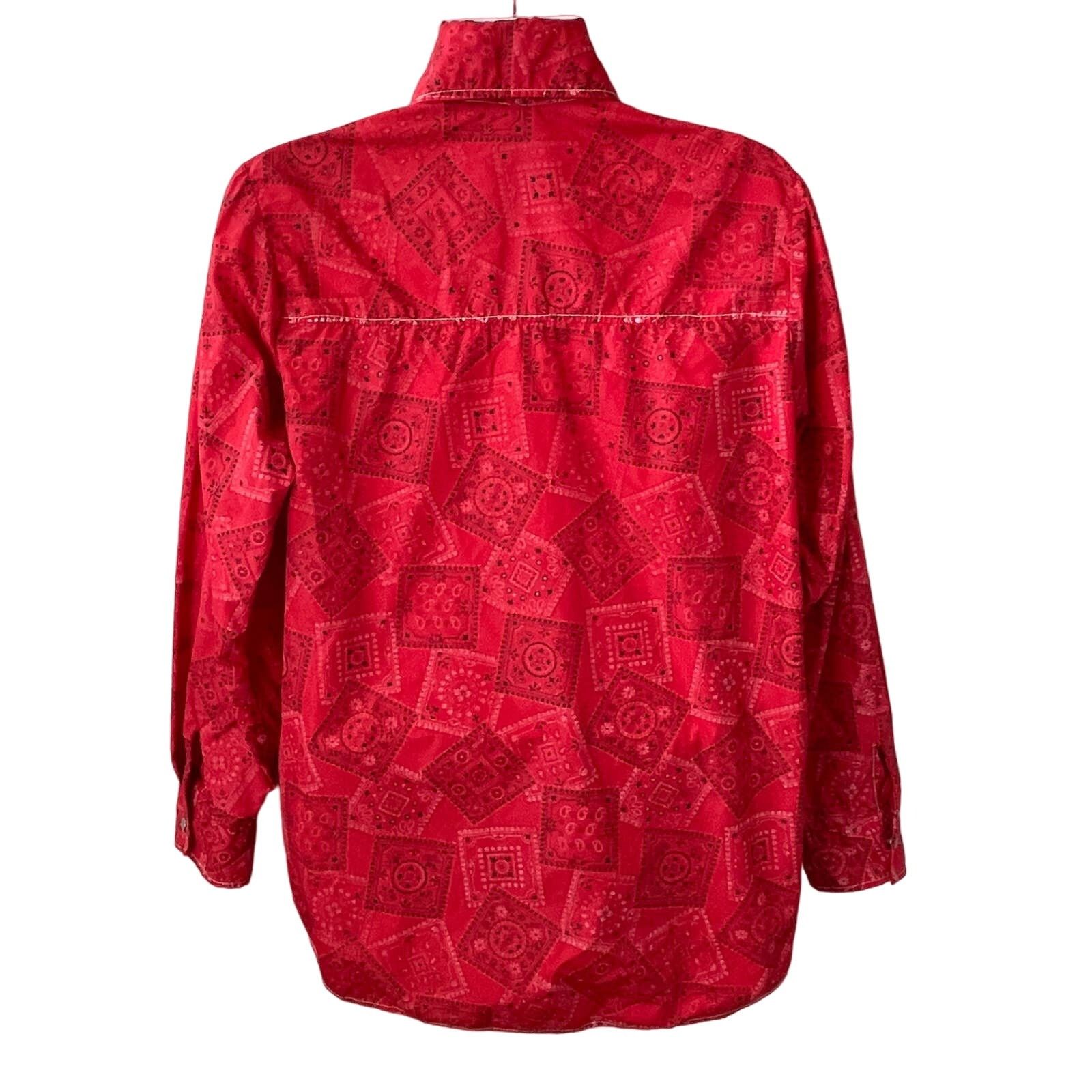Vintage VINTAGE 70s Athalon Products Bandanna Shirt WIndbreaker Sz L Size US L / EU 52-54 / 3 - 4 Thumbnail