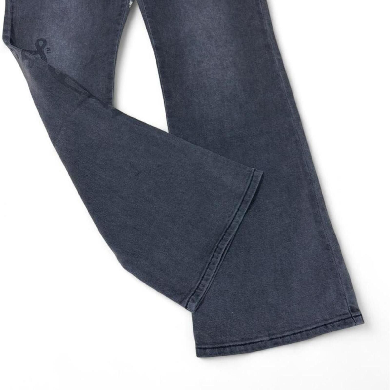 Von Dutch Von Dutch black denim jeans with patchwork design Size 32" / US 10 / IT 46 - 8 Thumbnail