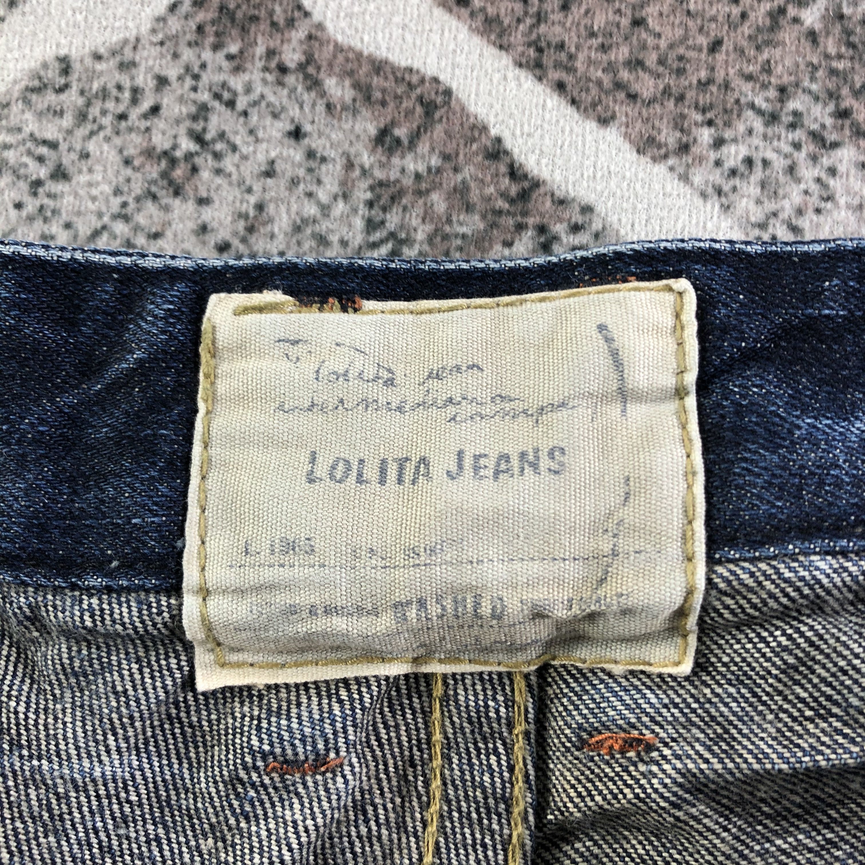 Japanese Brand Japanese Lolita Jeans Faded Blue Denim KJ3028 Size US 34 / EU 50 - 9 Thumbnail