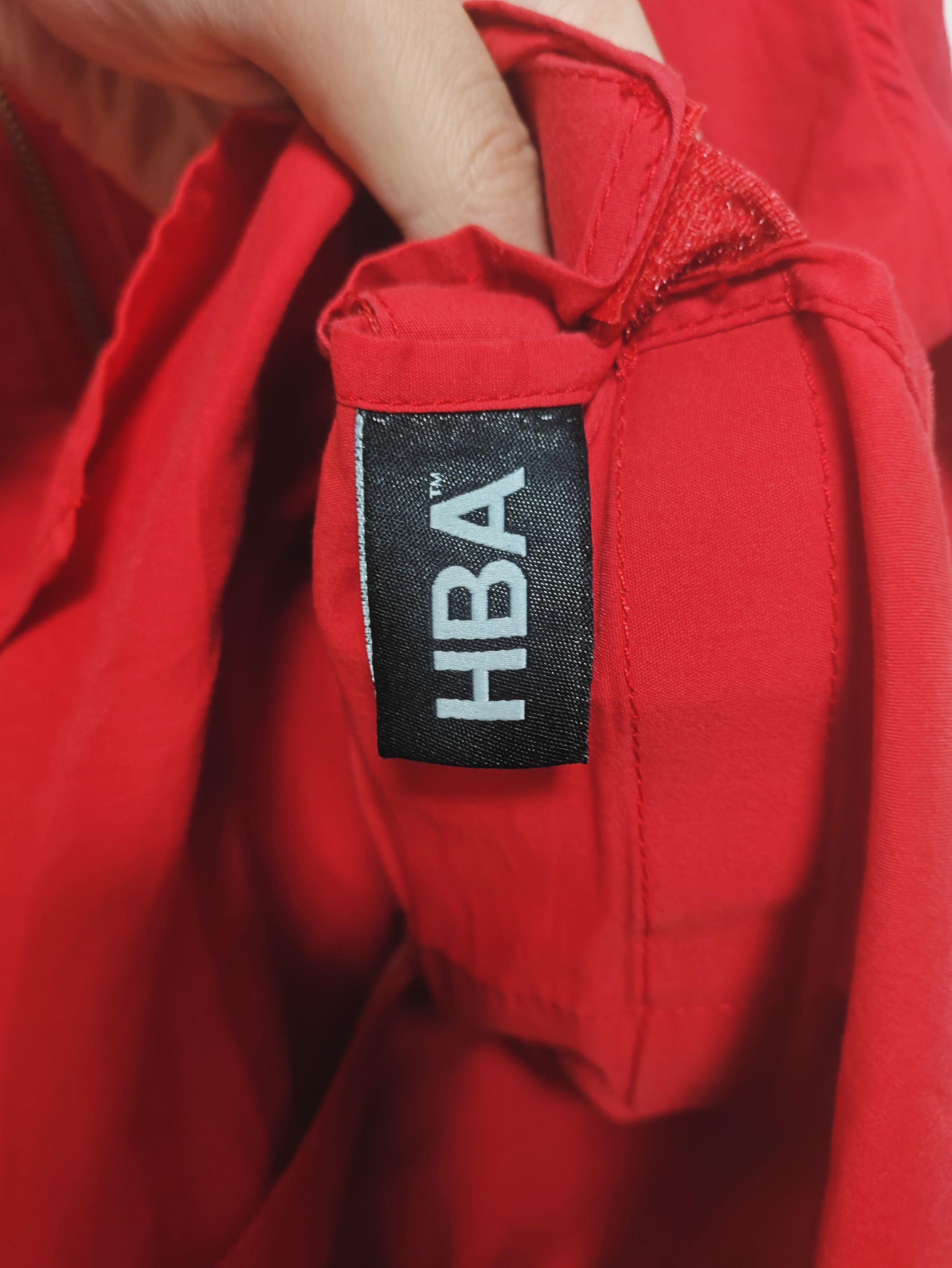 Hood By Air HBA SS14 Blood Red Velcro Strip Shirt Size US L / EU 52-54 / 3 - 7 Thumbnail