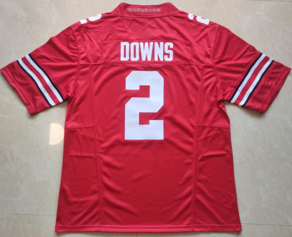 Other Men's Ohio State Buckeyes #2 Caleb Downs Jersey Red Size US S / EU 44-46 / 1 - 2 Thumbnail