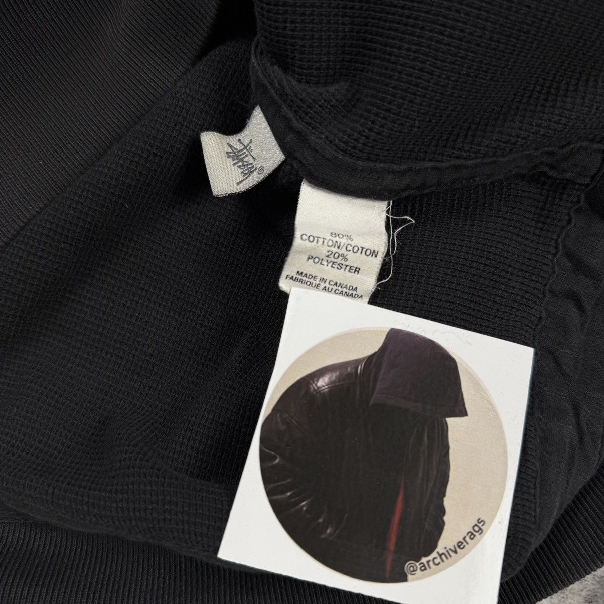 Stussy Stussy & Goodfoot AW/06 Limited Thermal ‘Black’ Zip Hoodie Size US L / EU 52-54 / 3 - 9 Thumbnail