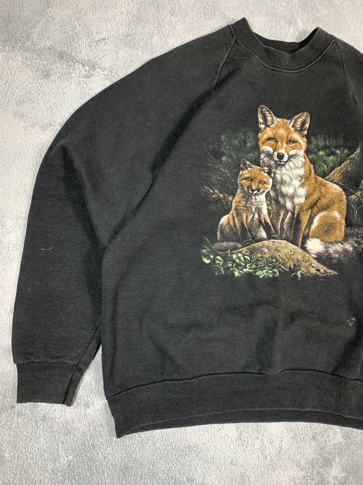 Japanese Brand × Vintage Vintage 90s Fox sweatshirt streetwear size L Size US L / EU 52-54 / 3 - 2 Thumbnail