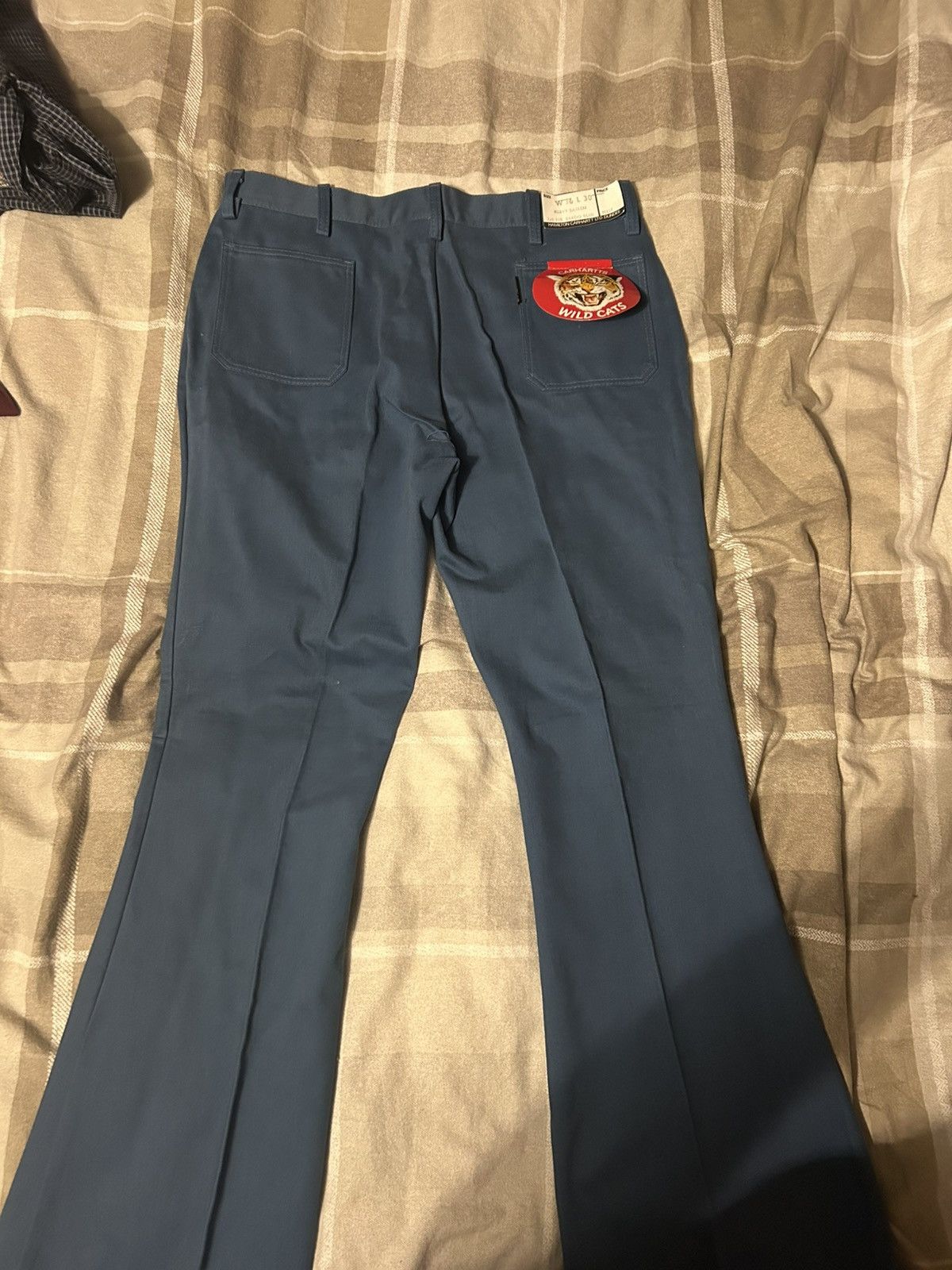 Carhartt 1970s Carhartt Wild Cats Bell Bottoms - Deadstock w/ Tags Size US 36 / EU 52 - 4 Thumbnail