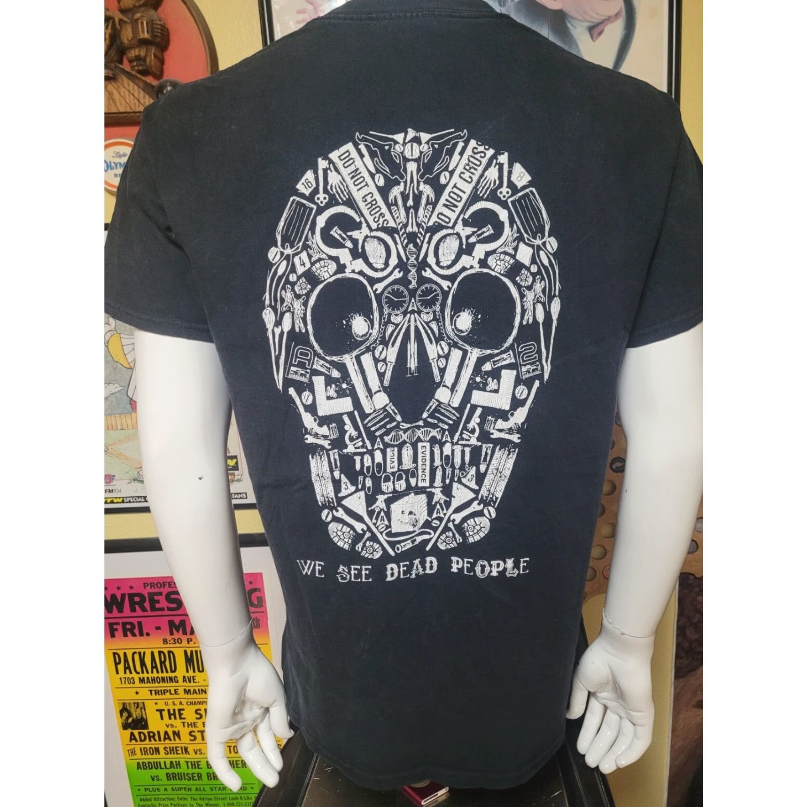 Gildan Arrowhead Forsensics T Shirt Graphic Tee Black L Mens Crew Neck Short Sleeve Gildan Ultra Cotton 100% Cotton Since 1993 Size US L / EU 52-54 / 3 - 3 Thumbnail