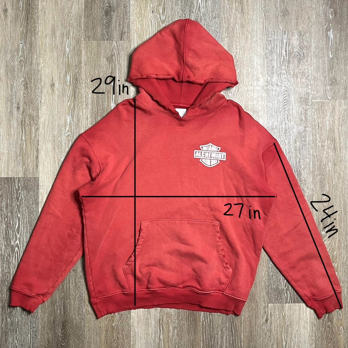 Alchemist distressed alchemist miami beach hoodie Size US M / EU 48-50 / 2 - 2 Thumbnail