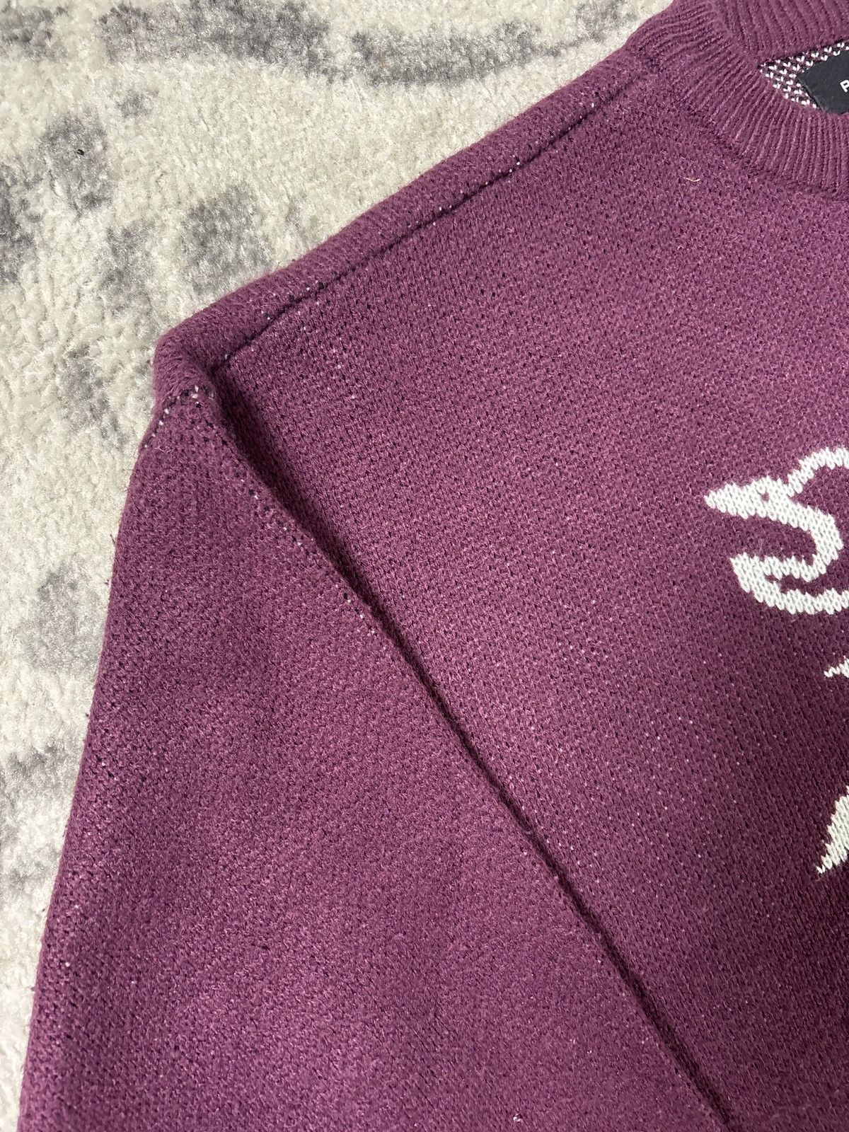 Pacsun PACSUN 8BALL MAROON KNITTED SWEATER Size US S / EU 44-46 / 1 - 6 Thumbnail