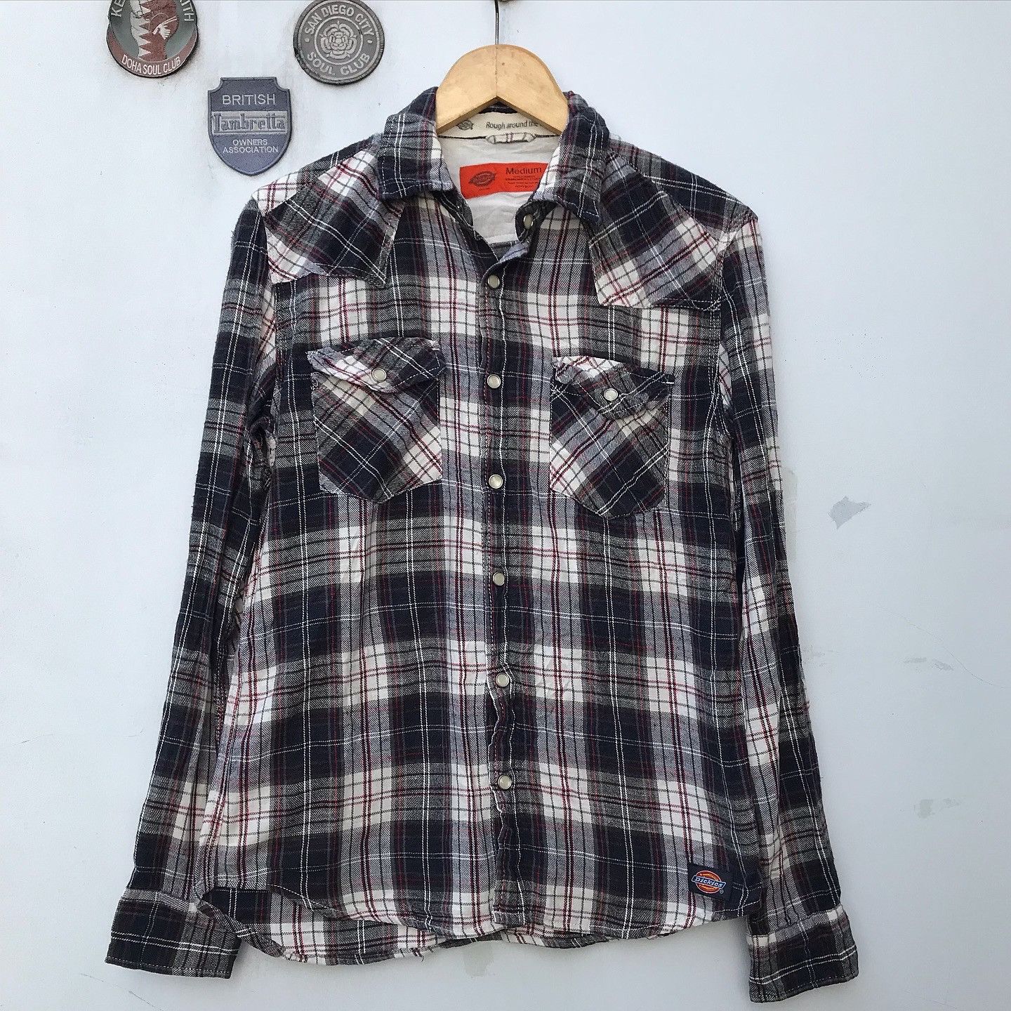 Dickies Vintage Dickies Japan Rugged sartorial Flannel Long Sleeves Size US M / EU 48-50 / 2 - 1 Thumbnail