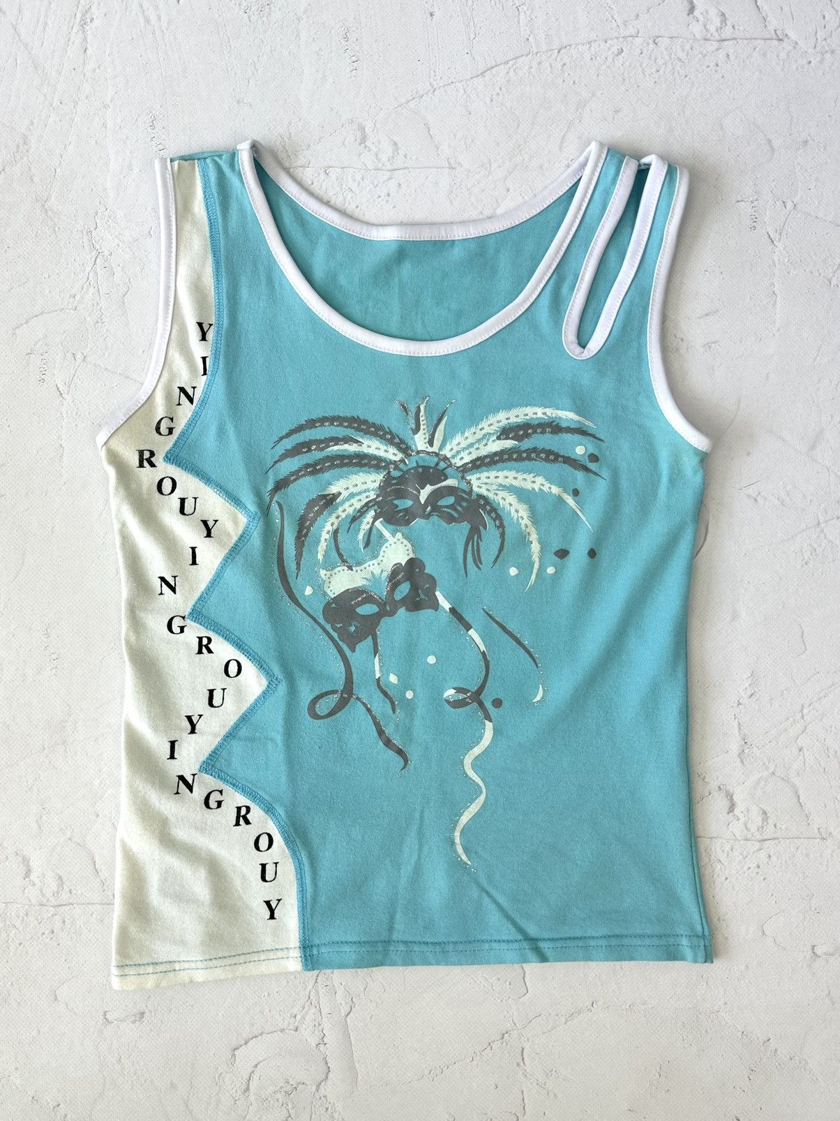 If Six Was Nine × Japanese Brand × Vintage Vintage Printed Tank Top Size M / US 6-8 / IT 42-44 - 1 Thumbnail
