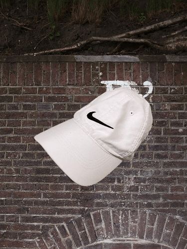 Nike × Vintage 90s Nike Central Swoosh Vintage Y2K Retro Cap Hat Size ONE SIZE - 1 Thumbnail