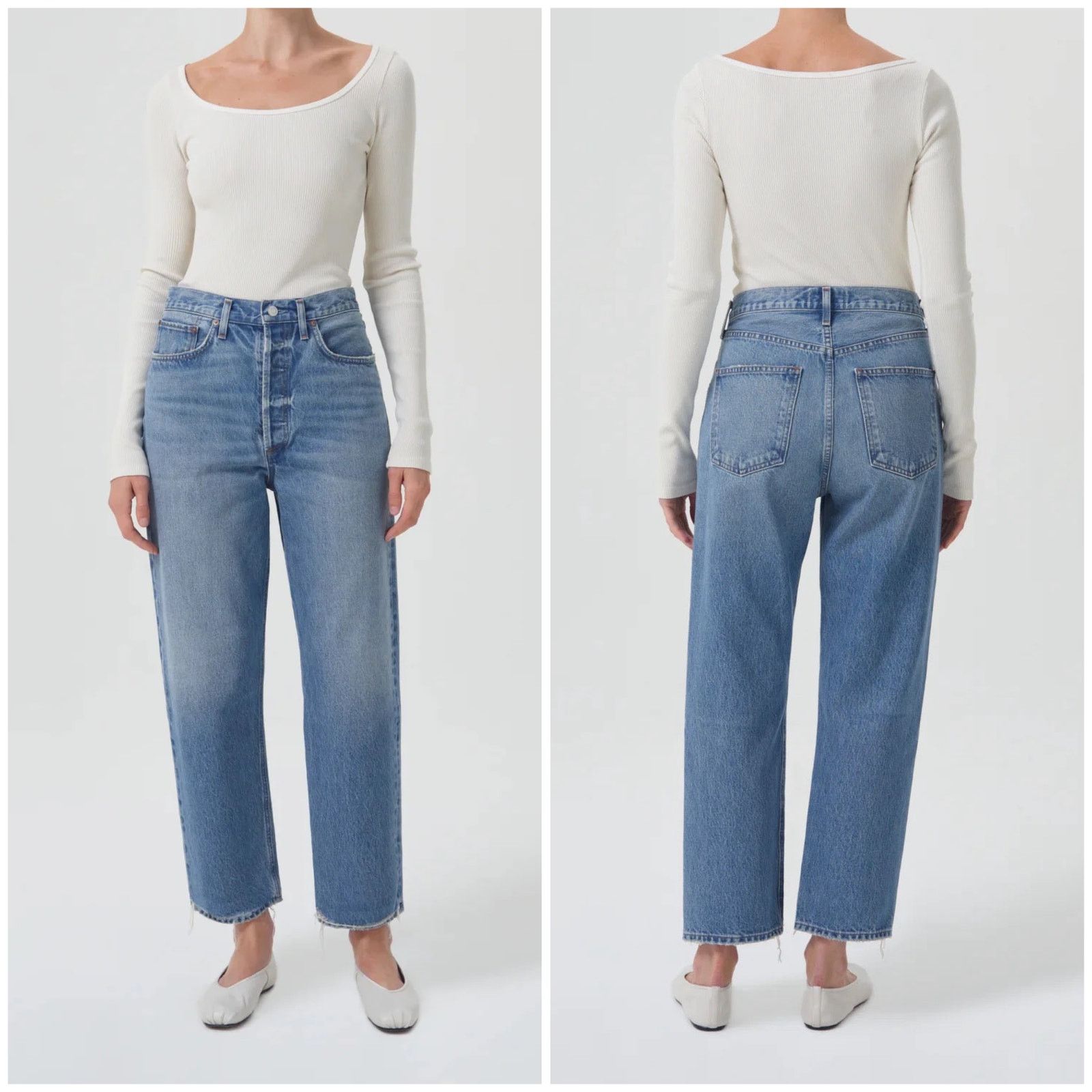 Agolde AGOLDE 90s Crop Jean Bound Wash Size 24" / US 00 / IT 34 - 1 Thumbnail