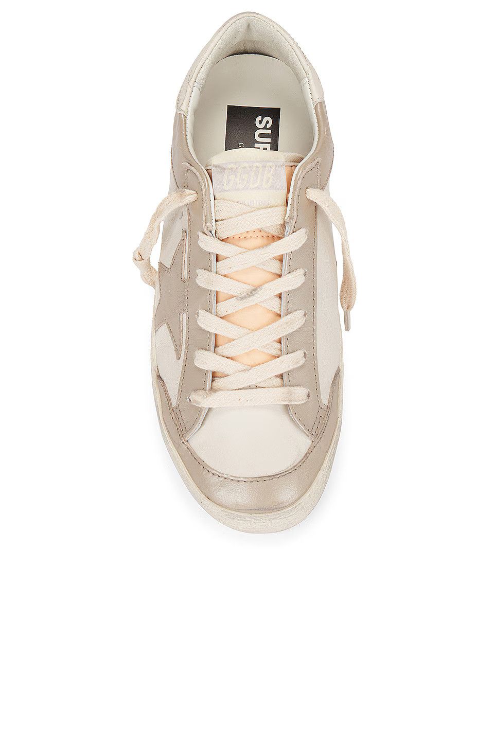 Golden Goose o1bcso1str0725 Superstar Sneakers in White/Sand Size US 7 / IT 37 - 5 Thumbnail