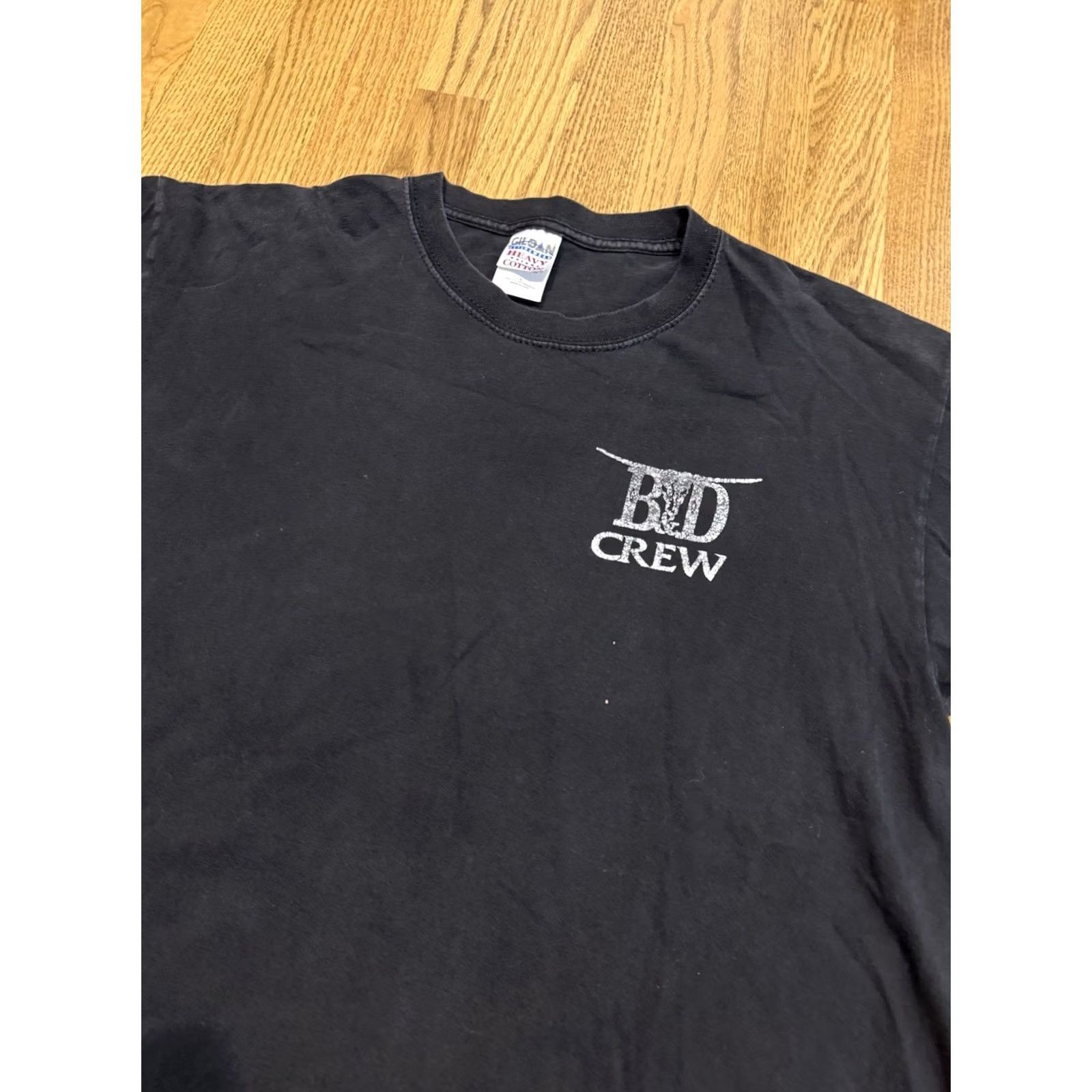 Gildan VINTAGE Brooks And Dunn CREW T Shirt XL Concert Country Tour Black Crew Neck T-Shirt Mens 90s Band Music Gildan Cotton Short Sleeve Rarely Worn Size US XL / EU 56 / 4 - 4 Thumbnail