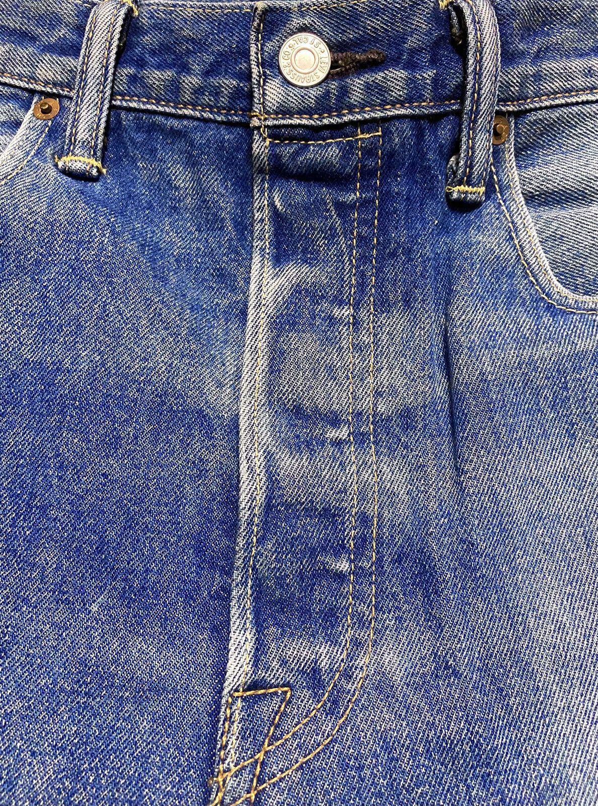 Levi's Vintage Clothing Levi’s 501 CT Customized Tapered Washed Heritage Denim Jeans Size US 33 - 11 Thumbnail