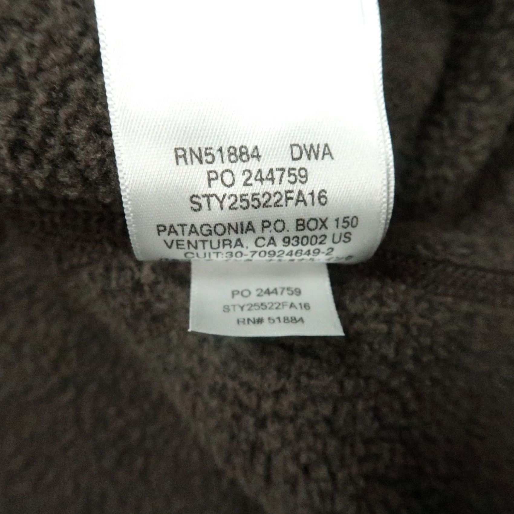 Patagonia Patagonia Better Sweater Quarter-Zip Jacket Mens XL Brown Fleece Pockets Zip Size US XL / EU 56 / 4 - 7 Thumbnail