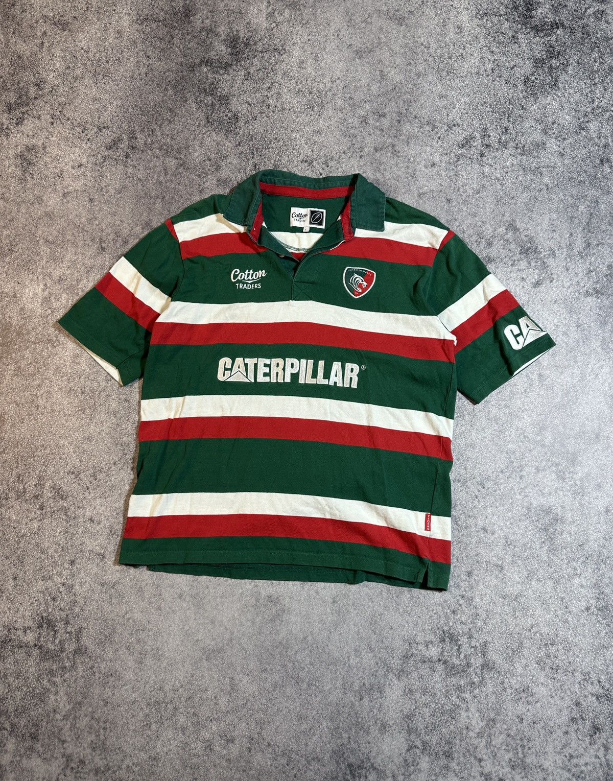 Cotton Traders × Vintage Cotton Traders Leicester Tigers Rugby Jersey Sportswear L Size US XXL / EU 58 / 5 - 2 Thumbnail
