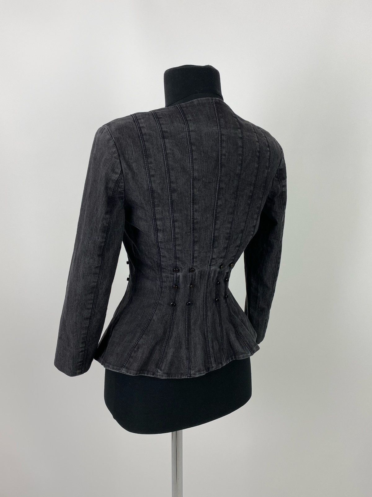Adolfo Dominguez Adolfo Dominguez Costura Denim Jacket Size XS / US 0-2 / IT 36-38 - 2 Thumbnail
